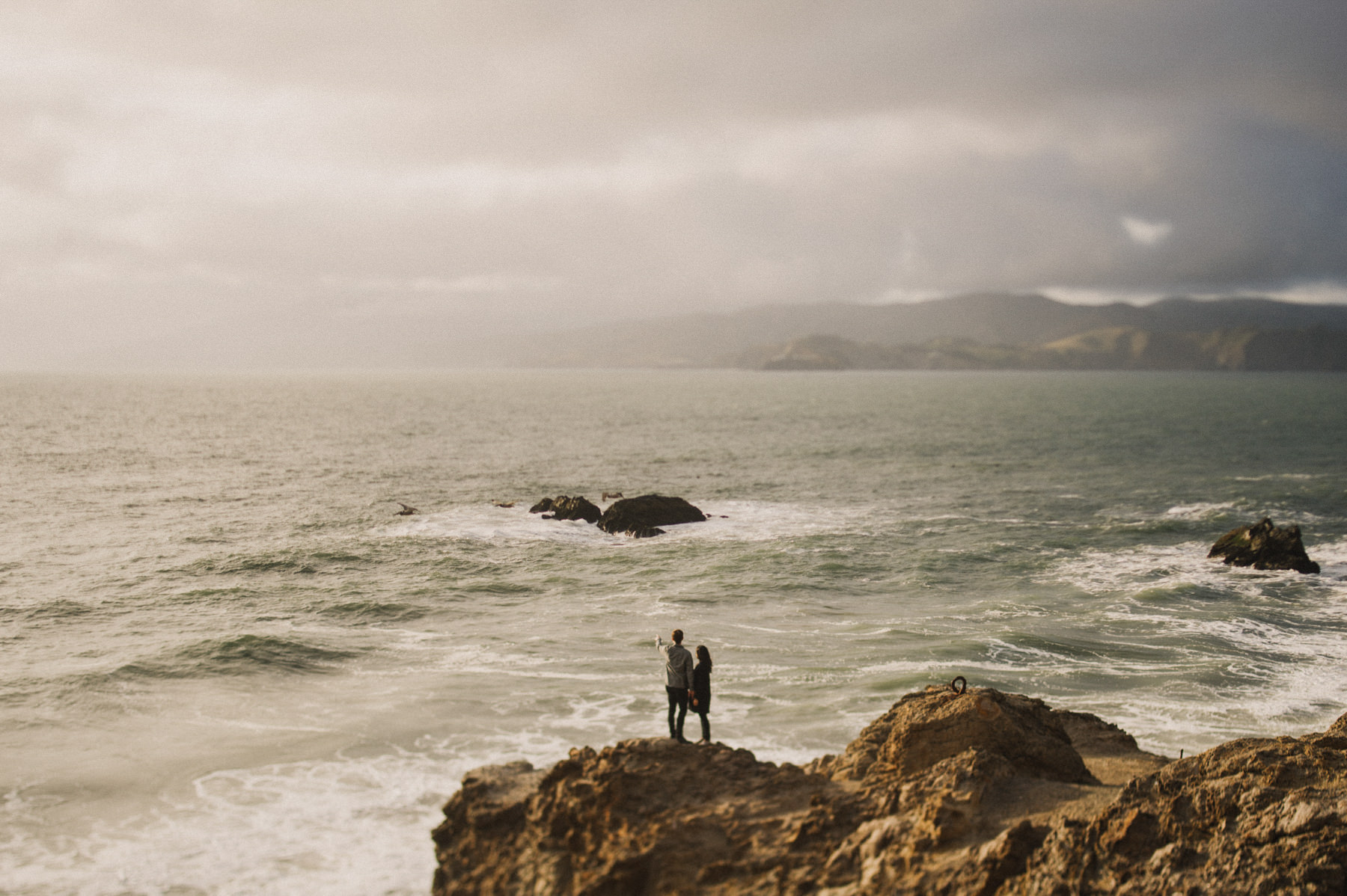 Lands End & Sutro Baths Engagement // Daring Wanderer