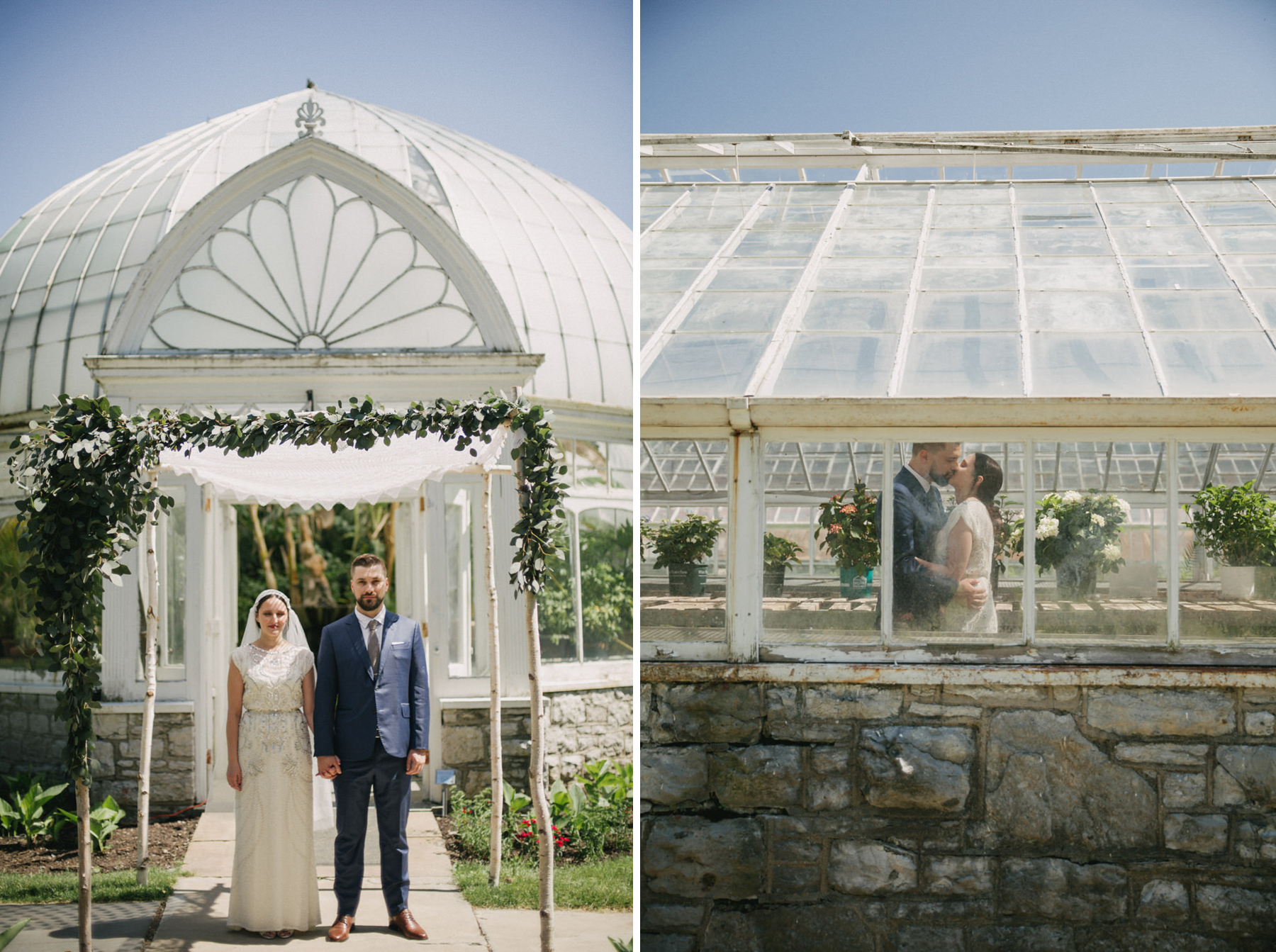 Botanical Greenhouse Wedding at Sonnenberg Gardens // Daring Wanderer