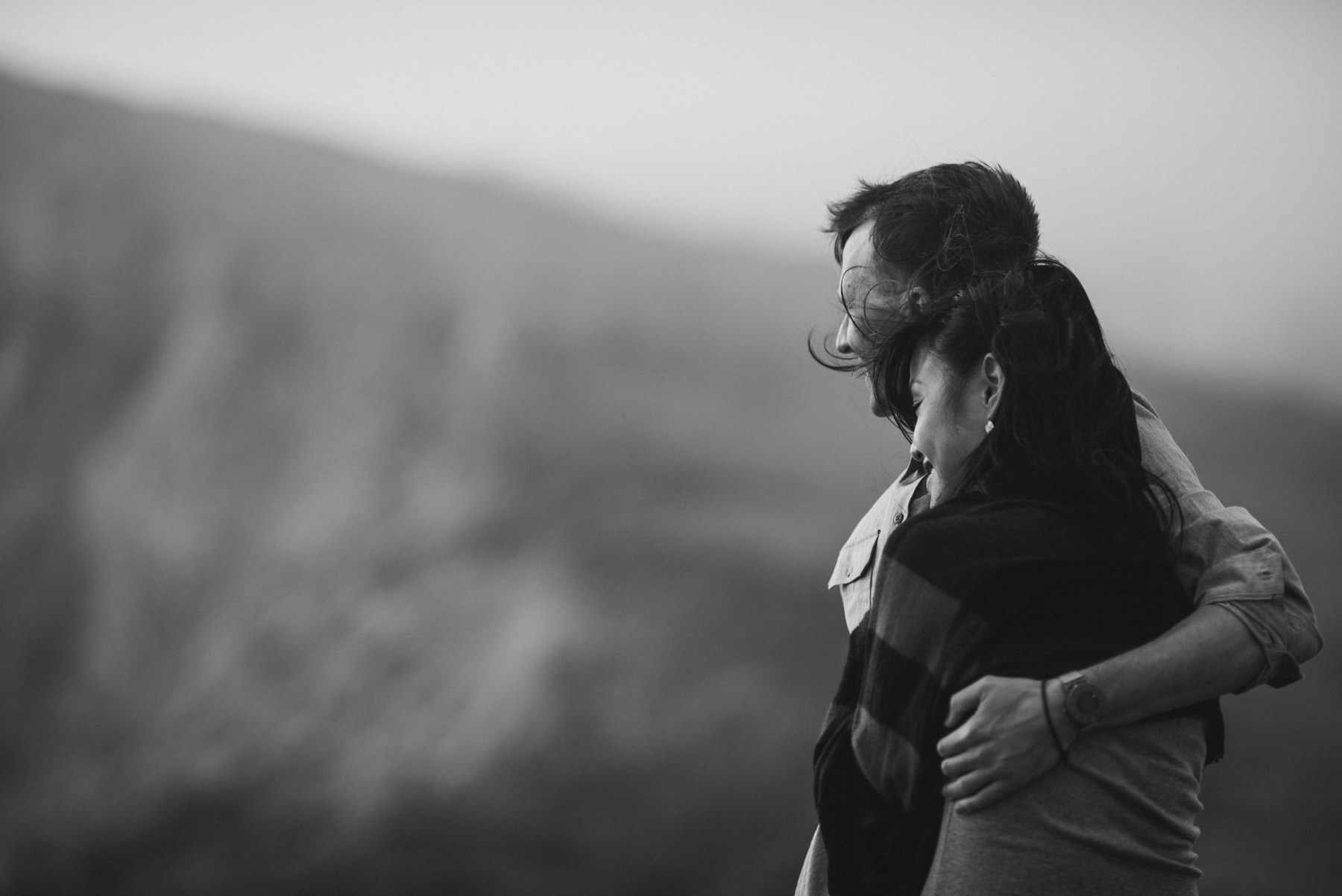 Daring Wanderer Photography - Daring Wanderer - Destination Wedding Photographer - Point Reyes California - Point Reyes Engagement - California wedding photographer - Engagement - Chimney Rock - Limantour Beach - foggy engagement