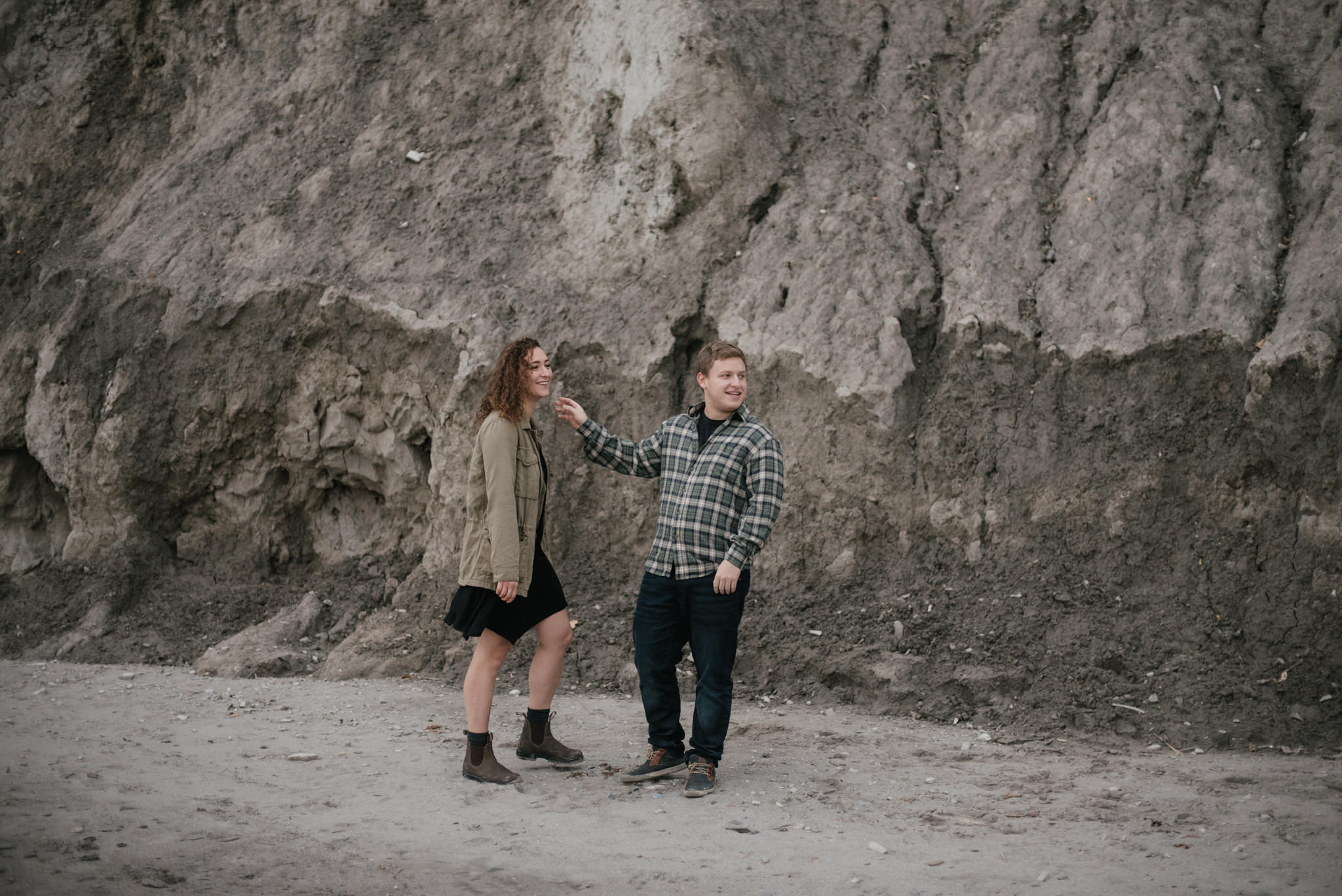 Daring Wanderer Photography - Daring Wanderer - Destination Wedding Photographer - Sunrise - Beach - Scarborough Bluffs - Bluffers Park engagement - Toronto engagement photographer - love - engagement shoot - toronto engagement - sunrise engagement shoot - lake ontario