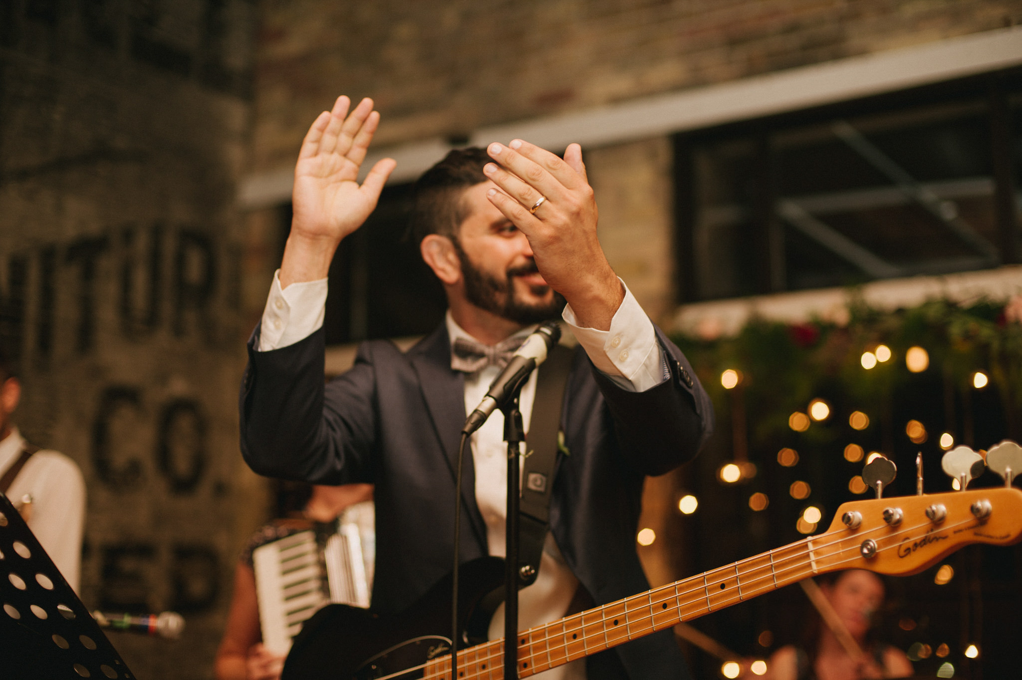 Daring Wanderer Photography - Daring Wanderer - Toronto wedding photographer - Indie wedding - pizza party wedding - The Burroughes wedding - wedding at The Burroughes - Open Mic wedding - Toronto