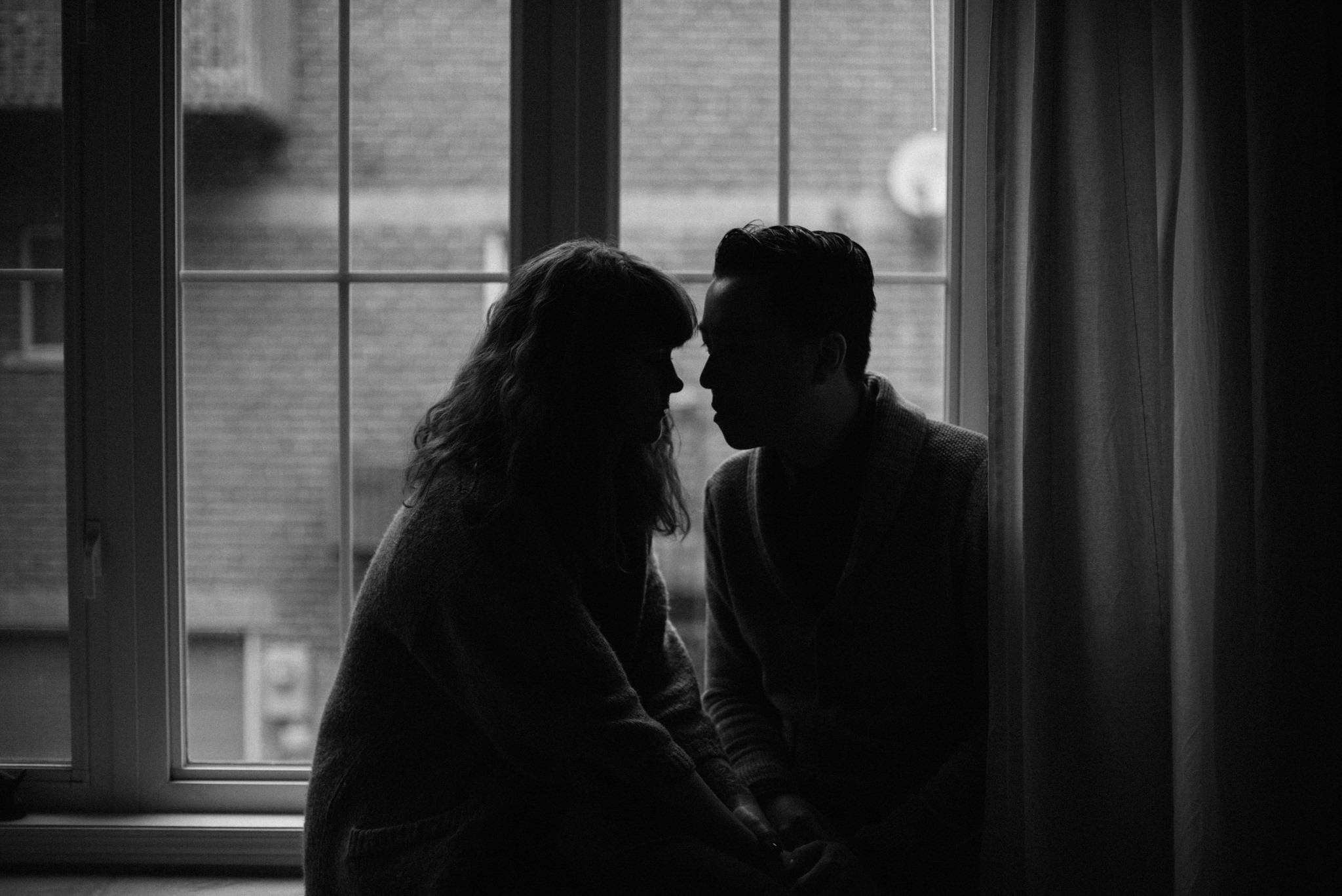 Daring Wanderer Photography - Daring Wanderer - Toronto portrait photographer - intimate - couples session - intimate couples session - bedroom shoot - love - lovers shoot - tattooed couple - tattoos - hipster couple