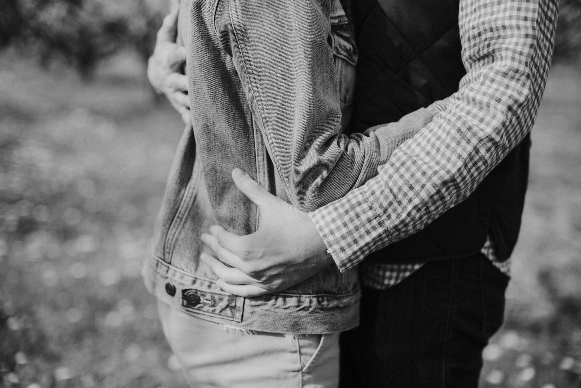 Spring bloom orchard engagement shoot by Daring Wanderer // www.daringwanderer.com