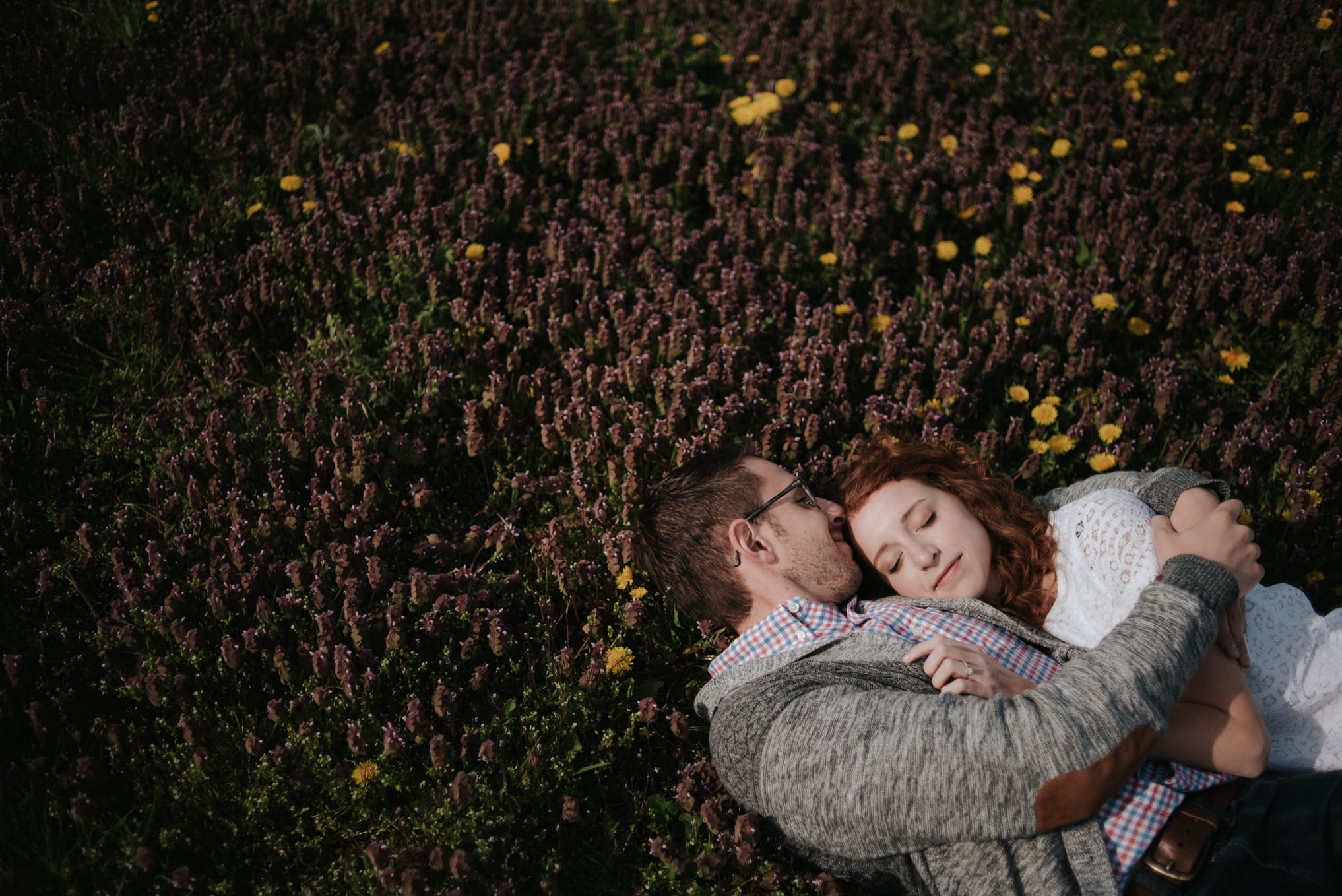 Spring bloom orchard engagement shoot by Daring Wanderer // www.daringwanderer.com