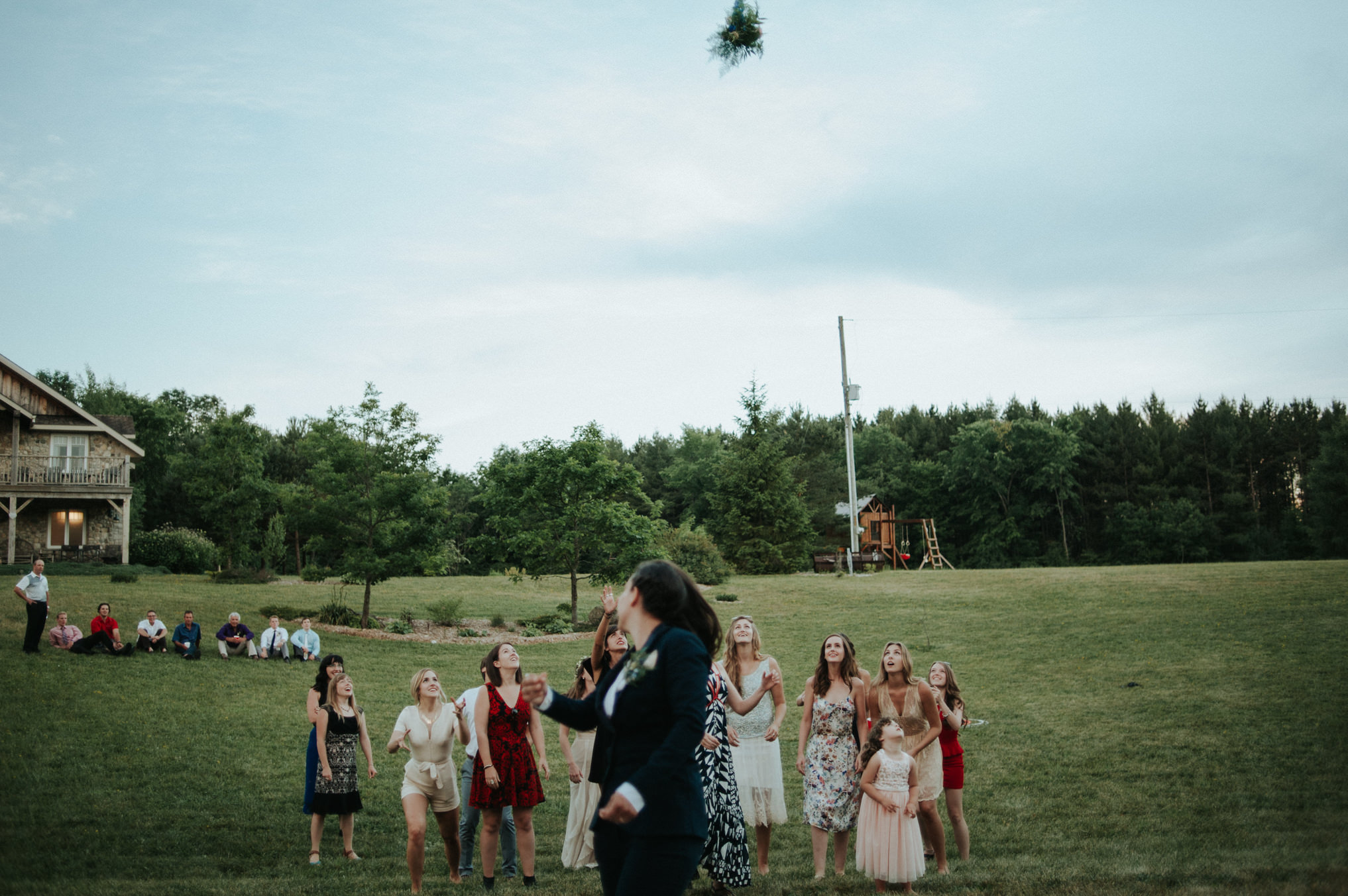 A dreamy femme babe same sex forest wedding at Riverstone Retreat // Daring Wanderer: www.daringwanderer.com