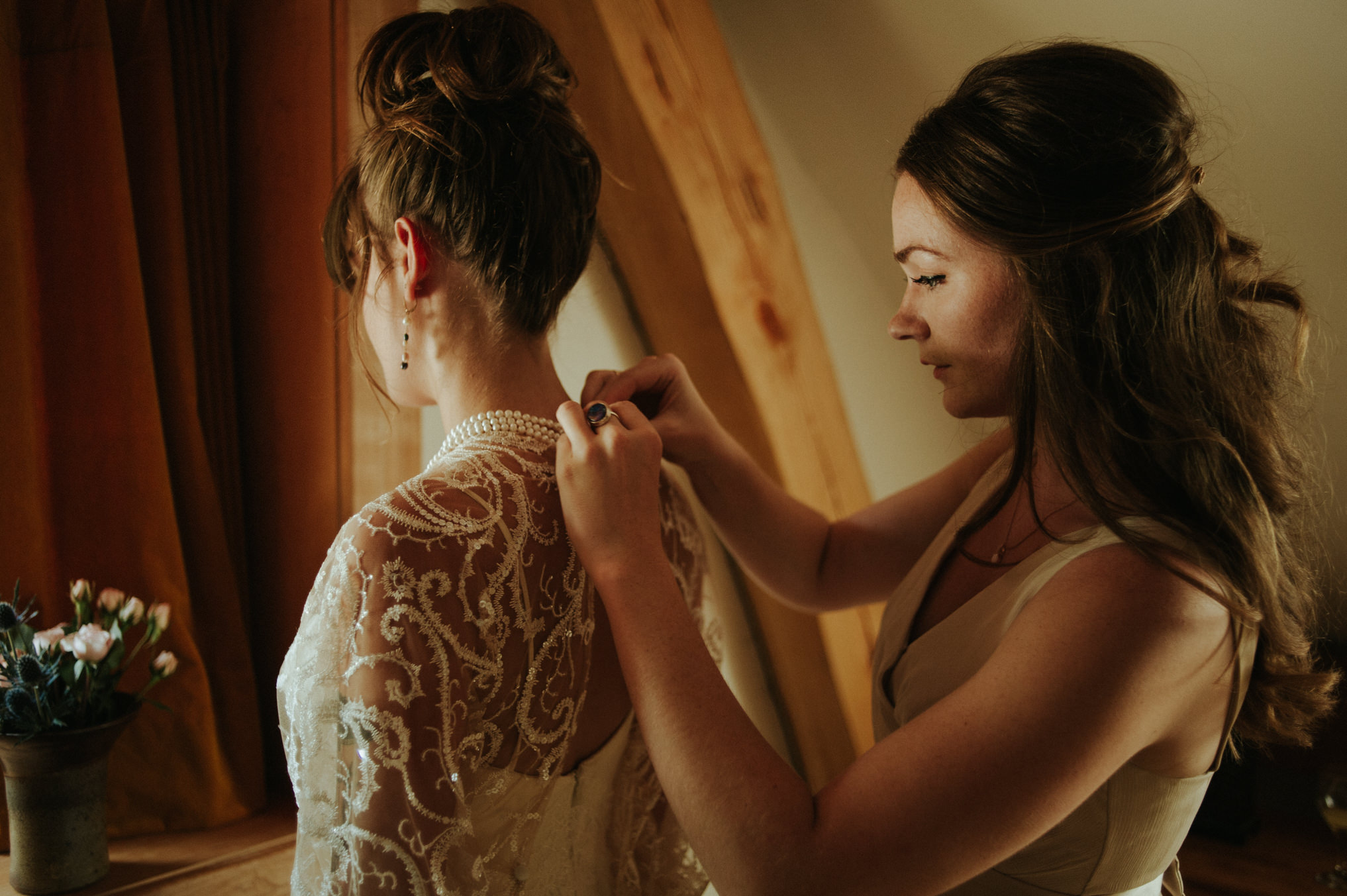 A dreamy femme babe same sex forest wedding at Riverstone Retreat // Daring Wanderer: www.daringwanderer.com