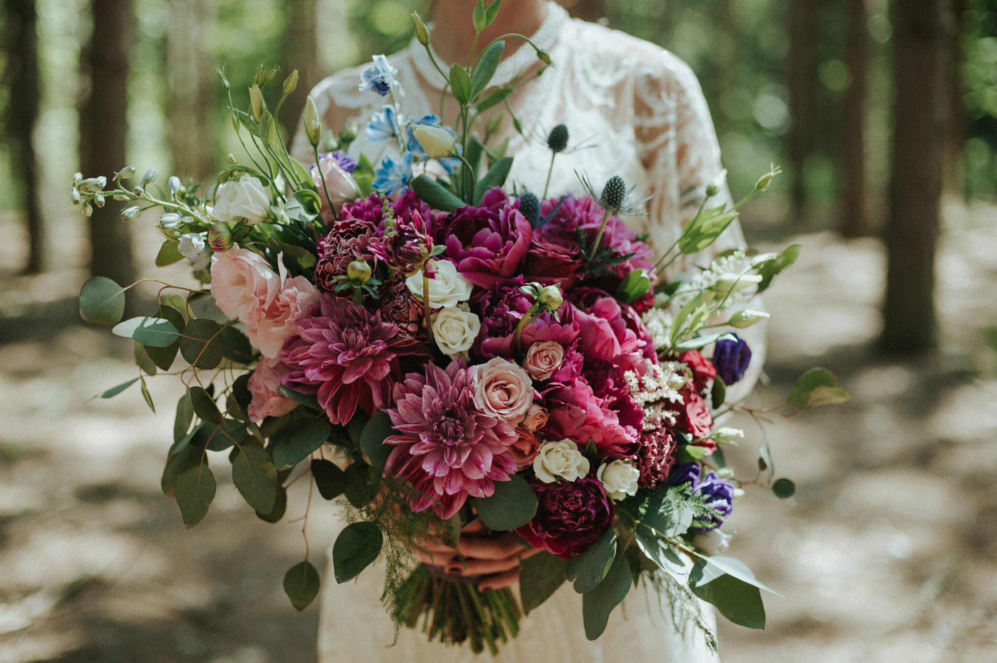 A dreamy femme babe same sex forest wedding at Riverstone Retreat // Daring Wanderer: www.daringwanderer.com