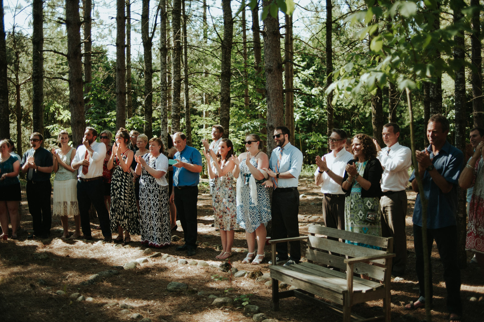 A dreamy femme babe same sex forest wedding at Riverstone Retreat // Daring Wanderer: www.daringwanderer.com