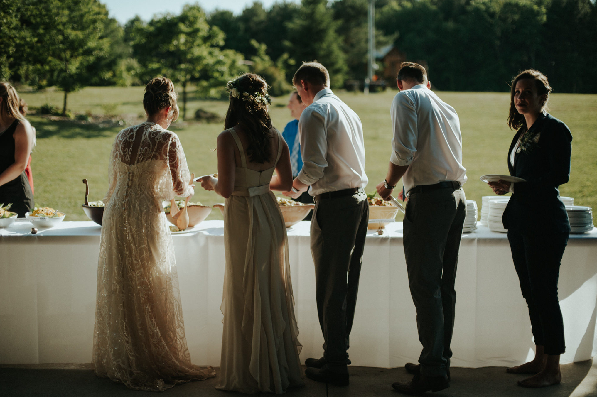 A dreamy femme babe same sex forest wedding at Riverstone Retreat // Daring Wanderer: www.daringwanderer.com