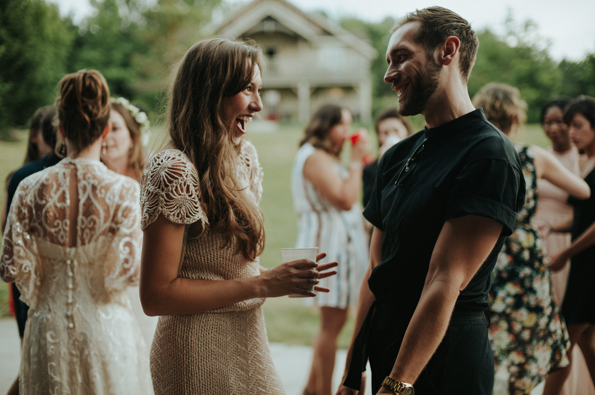 A dreamy femme babe same sex forest wedding at Riverstone Retreat // Daring Wanderer: www.daringwanderer.com