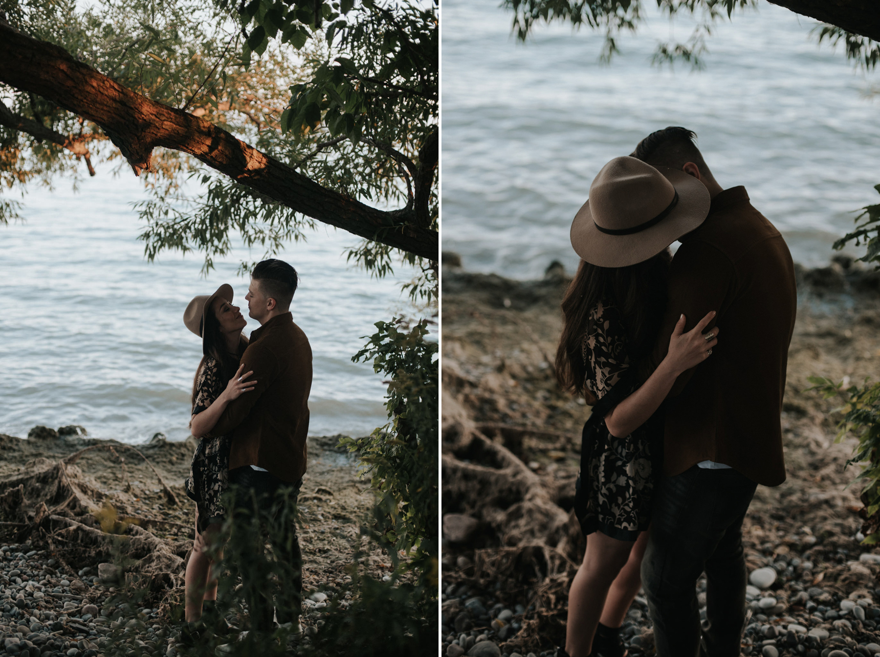 Fun end of summer couple portraits at sunset // www.daringwanderer.com