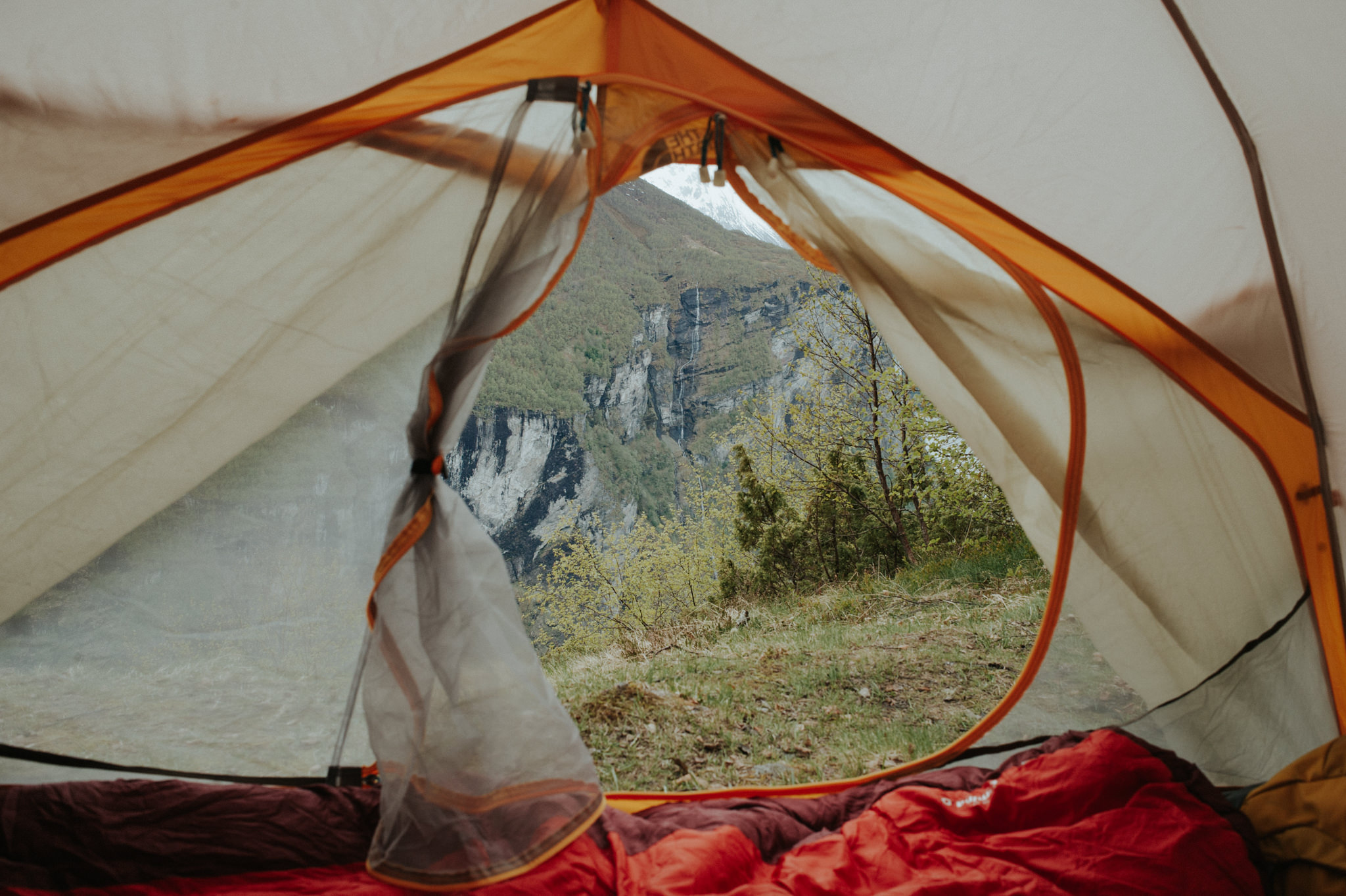 Camping in Geirangerfjord, Norway // Daring Wanderer: www.daringwanderer.com