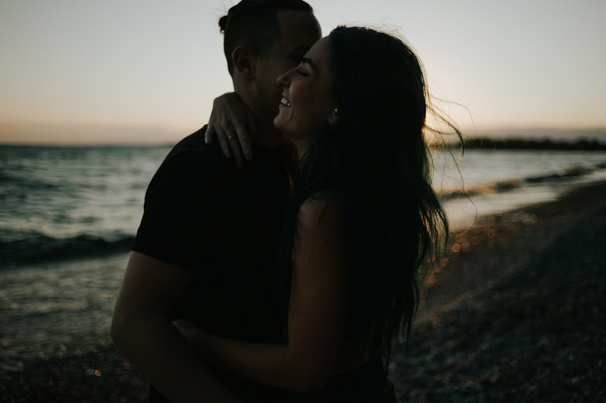 Smoke Bomb Portraits at dusk // Toronto wedding photographer Daring Wanderer 