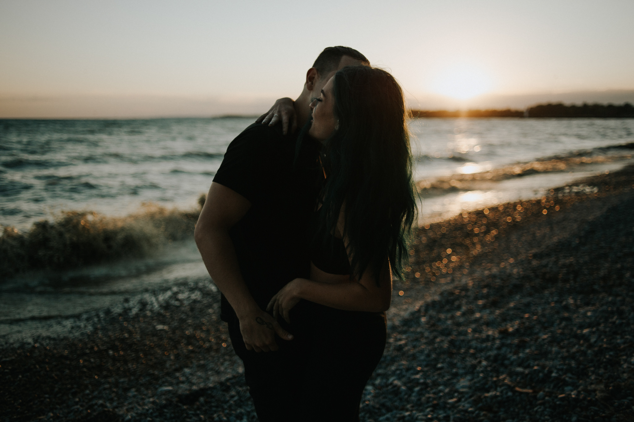 Smoke Bomb Portraits at dusk // Toronto wedding photographer Daring Wanderer 