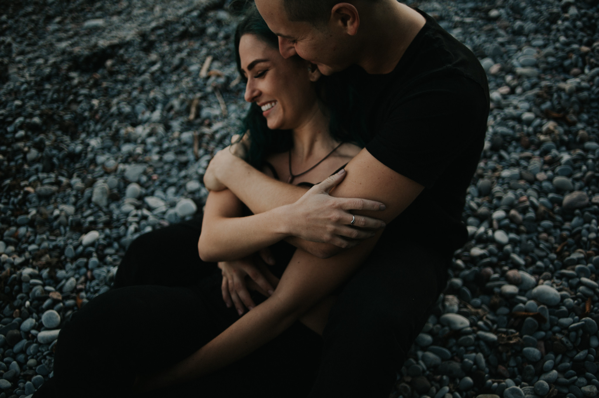 Smoke Bomb Portraits at dusk // Toronto wedding photographer Daring Wanderer 