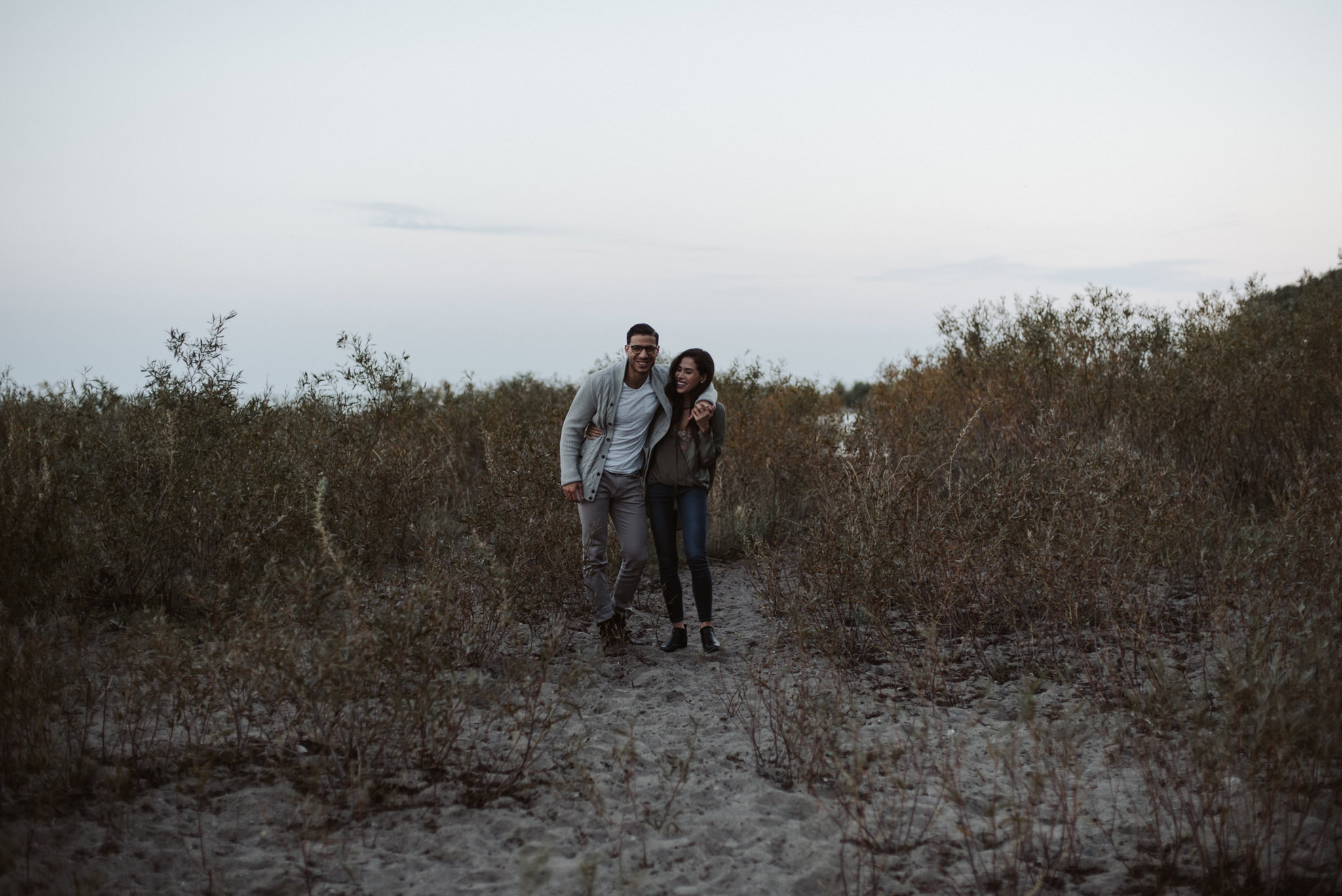 Dreamy Cherry Beach Portraits with some lovers at sunset // Toronto wedding photographer Daring Wanderer 