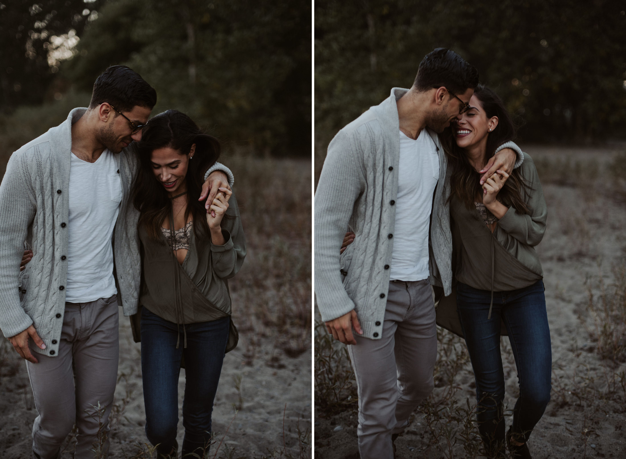 Dreamy Cherry Beach Portraits with some lovers at sunset // Toronto wedding photographer Daring Wanderer 