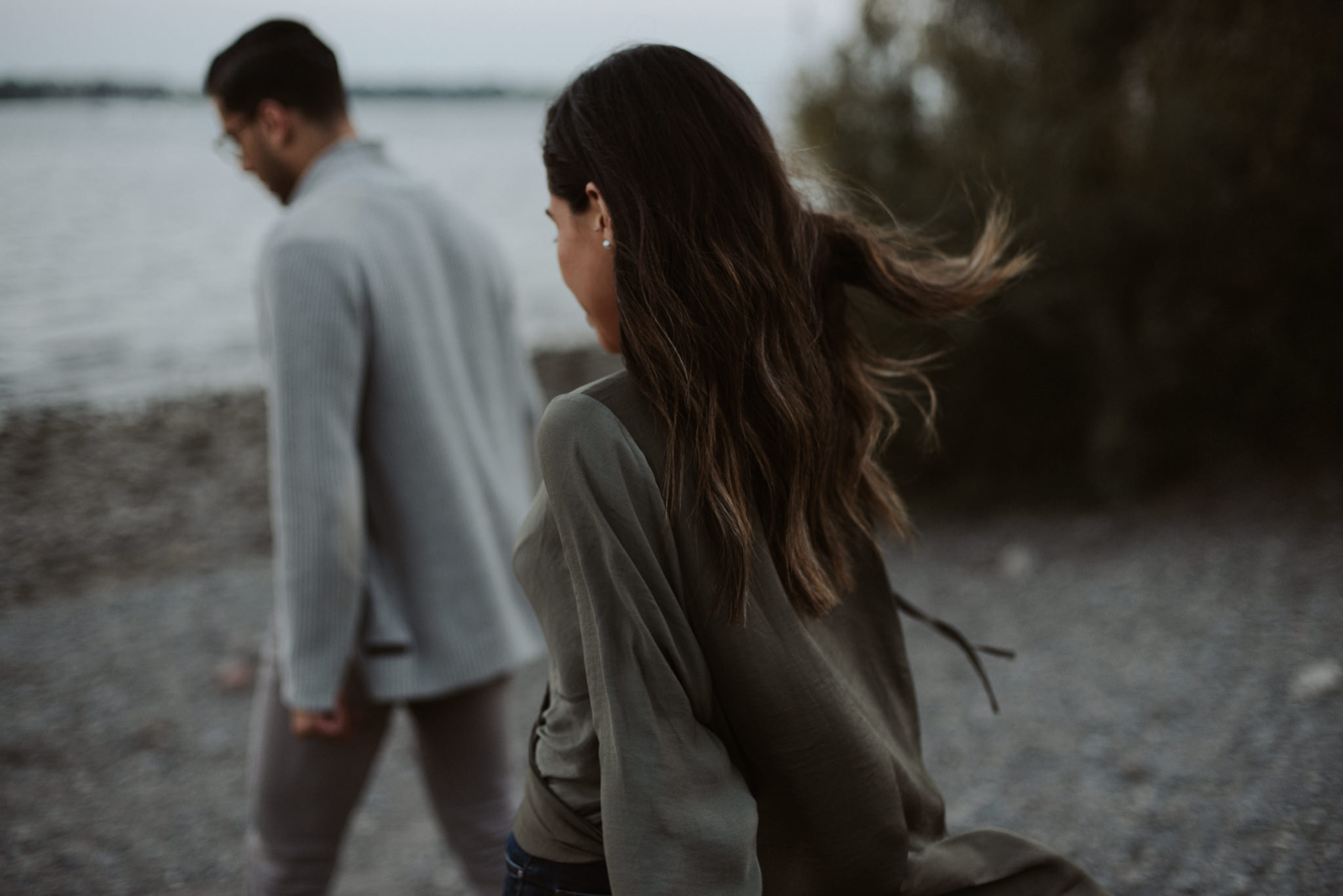 Dreamy Cherry Beach Portraits with some lovers at sunset // Toronto wedding photographer Daring Wanderer 