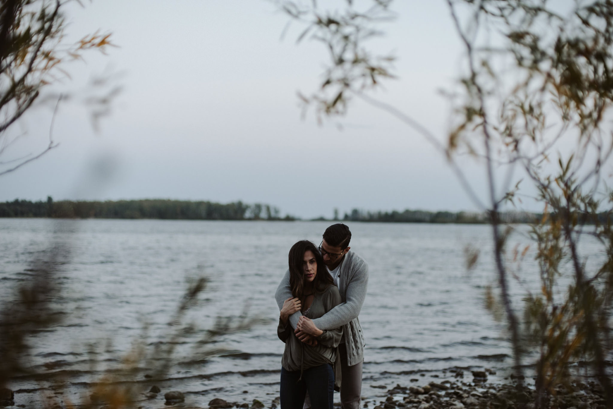 Dreamy Cherry Beach Portraits with some lovers at sunset // Toronto wedding photographer Daring Wanderer 