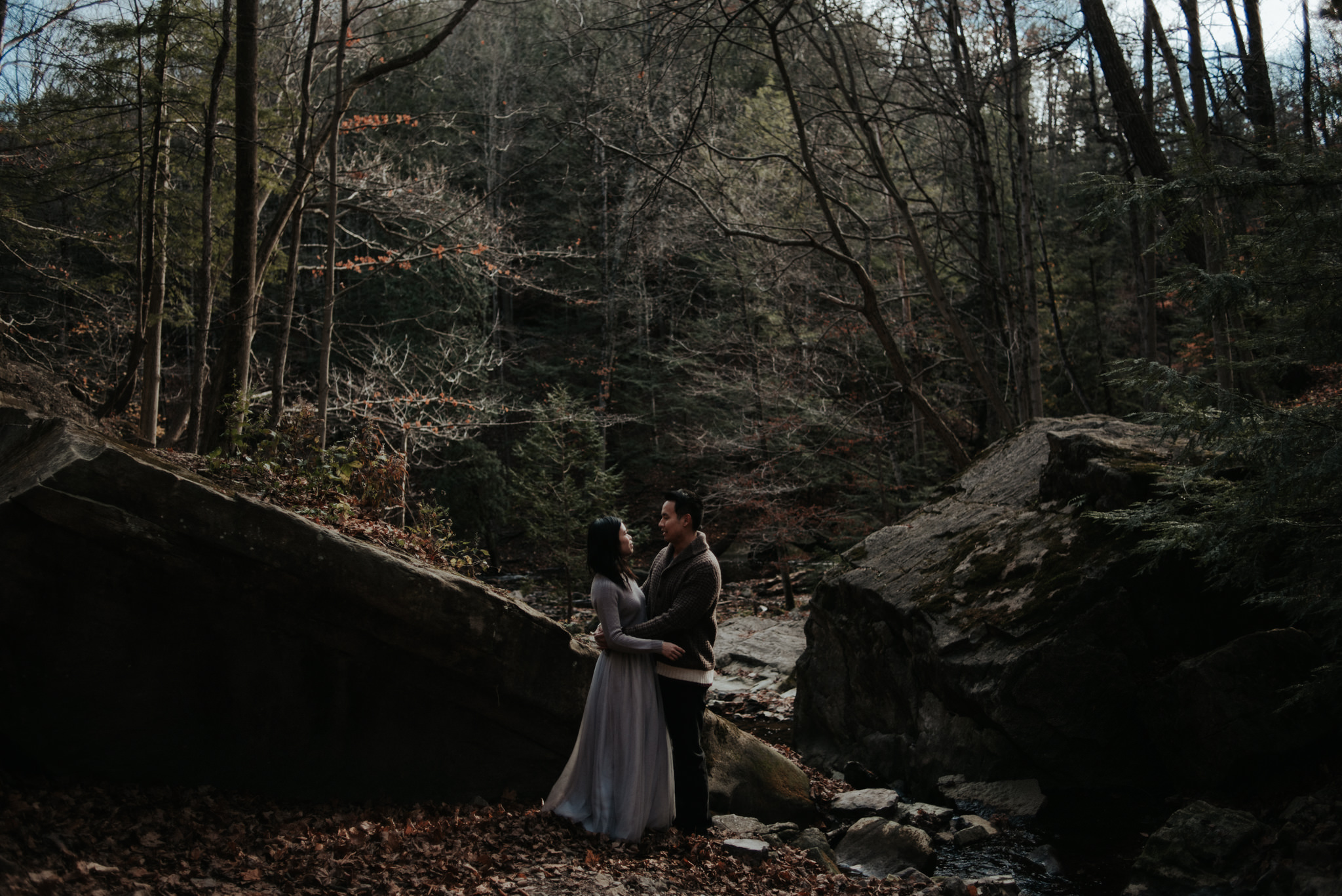 Chasing waterfalls and sunsets, Tews Falls Engagement // Toronto wedding photographer Daring Wanderer 