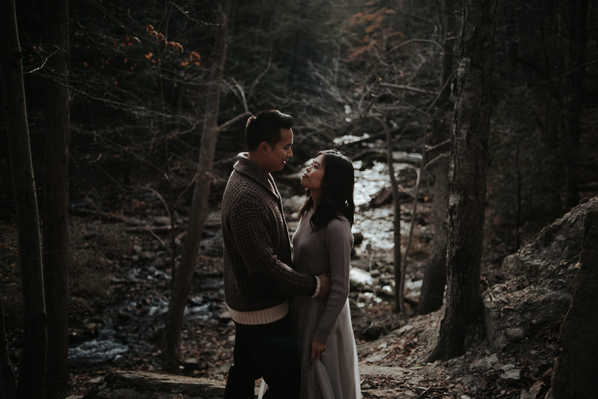 Chasing waterfalls and sunsets, Tews Falls Engagement // Toronto wedding photographer Daring Wanderer 