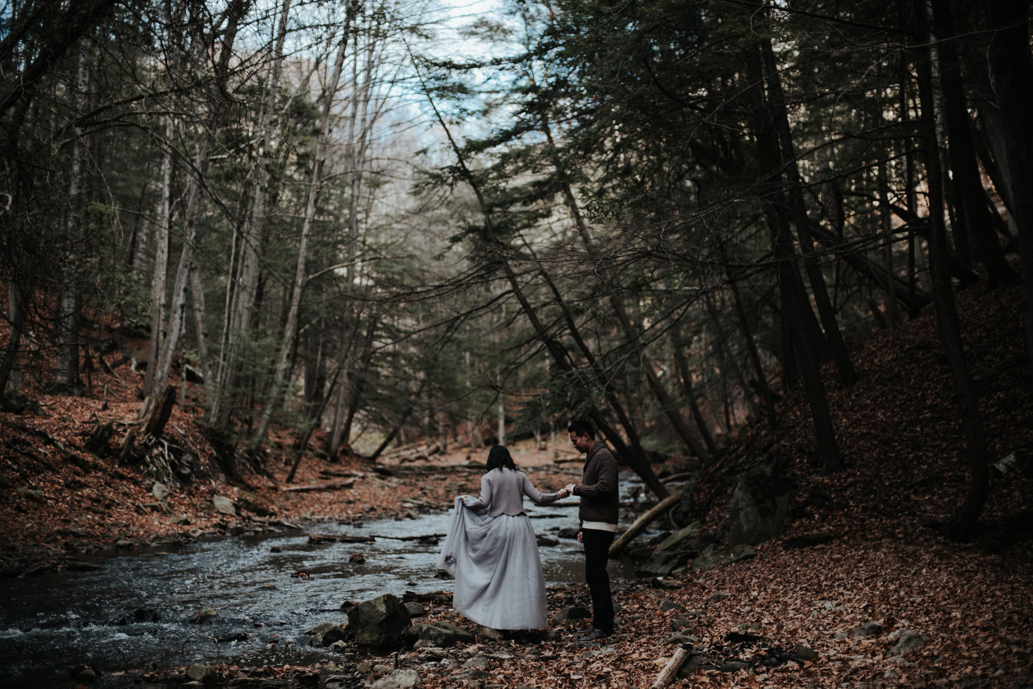 Chasing waterfalls and sunsets, Tews Falls Engagement // Toronto wedding photographer Daring Wanderer 