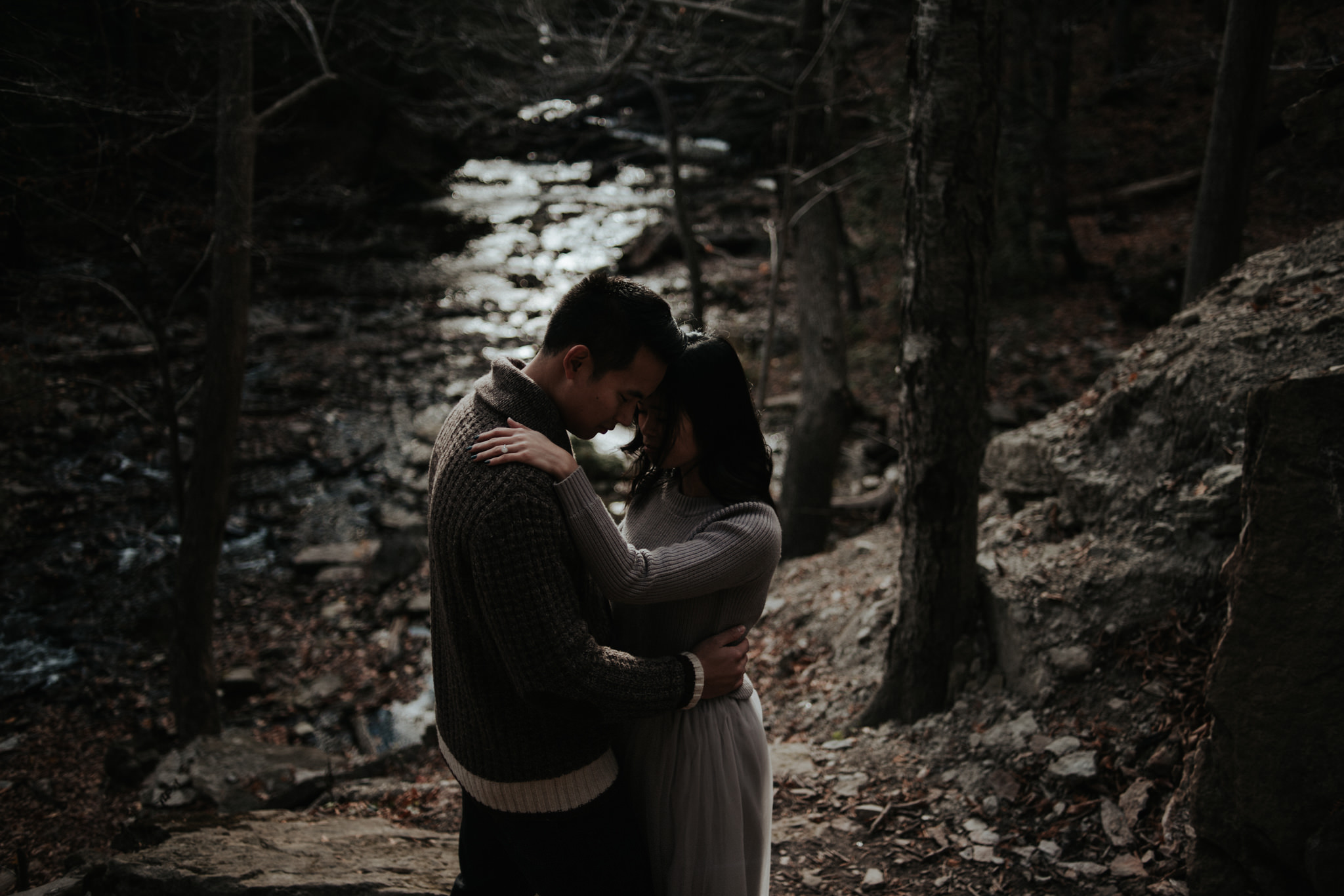 Chasing waterfalls and sunsets, Tews Falls Engagement // Toronto wedding photographer Daring Wanderer 