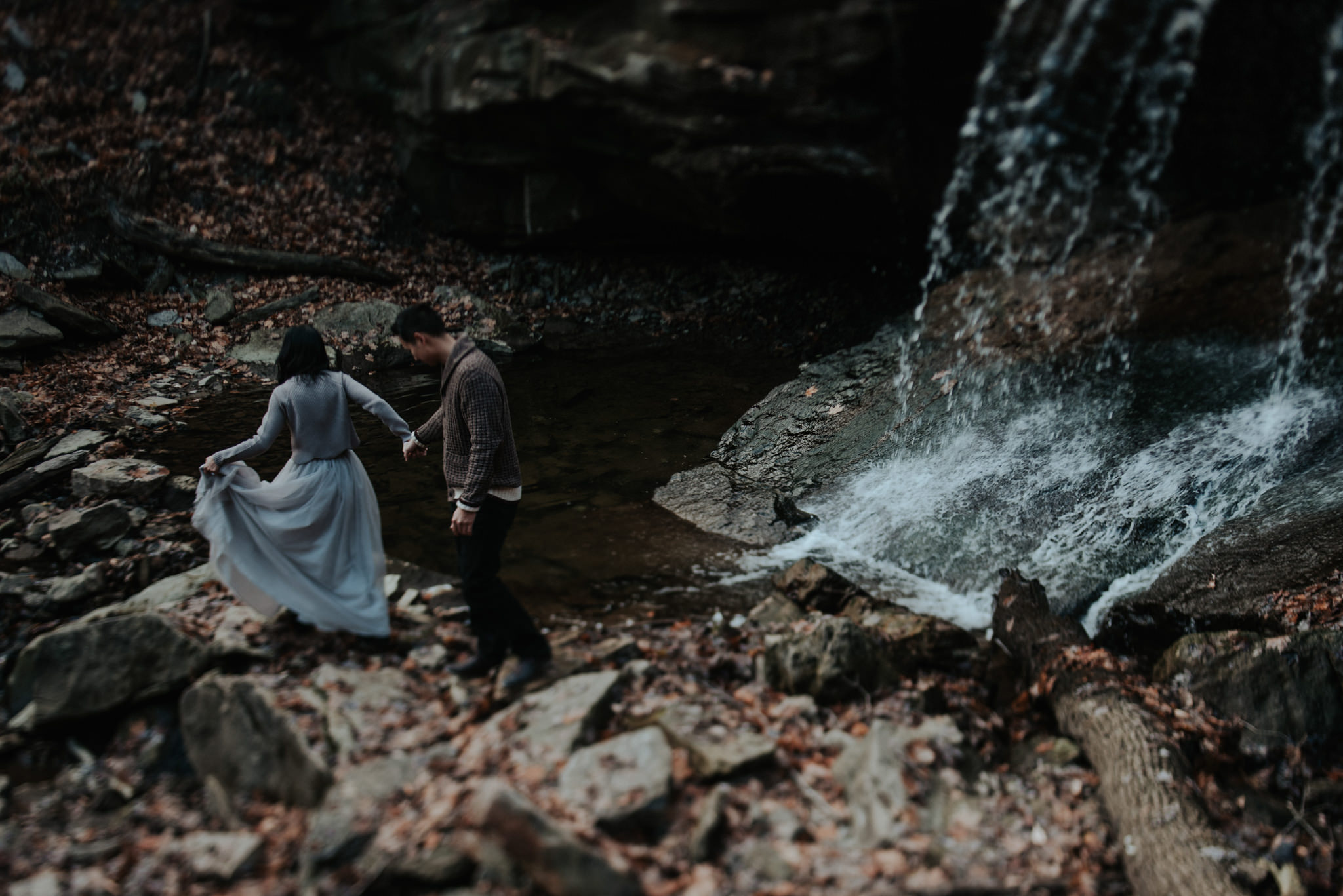 Chasing waterfalls and sunsets, Tews Falls Engagement // Toronto wedding photographer Daring Wanderer 