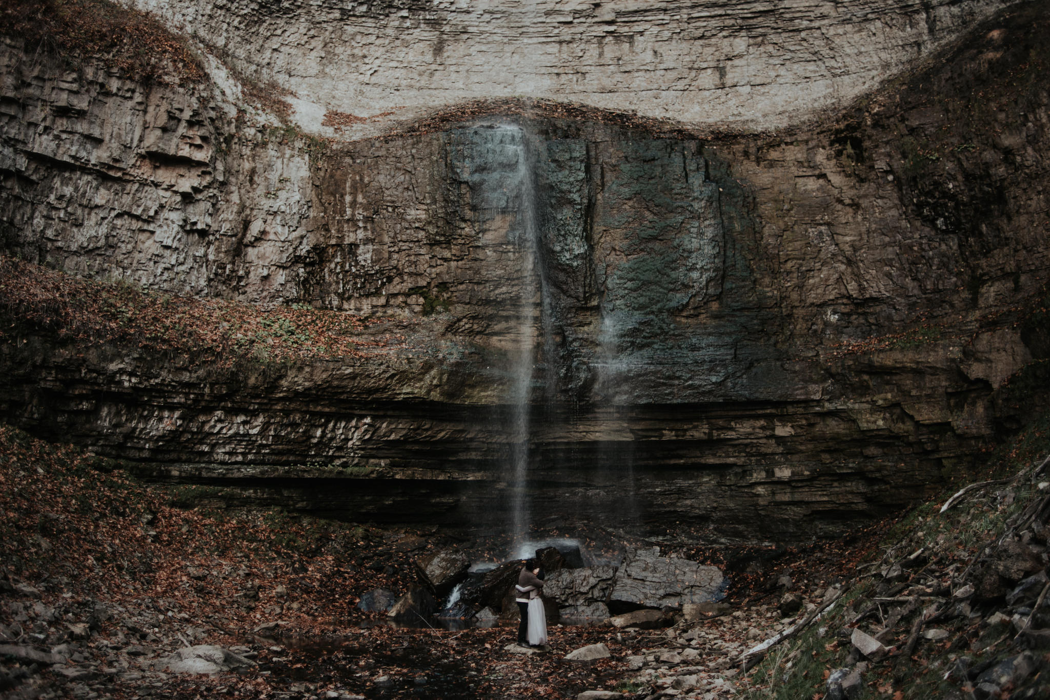 Chasing waterfalls and sunsets, Tews Falls Engagement // Toronto wedding photographer Daring Wanderer 