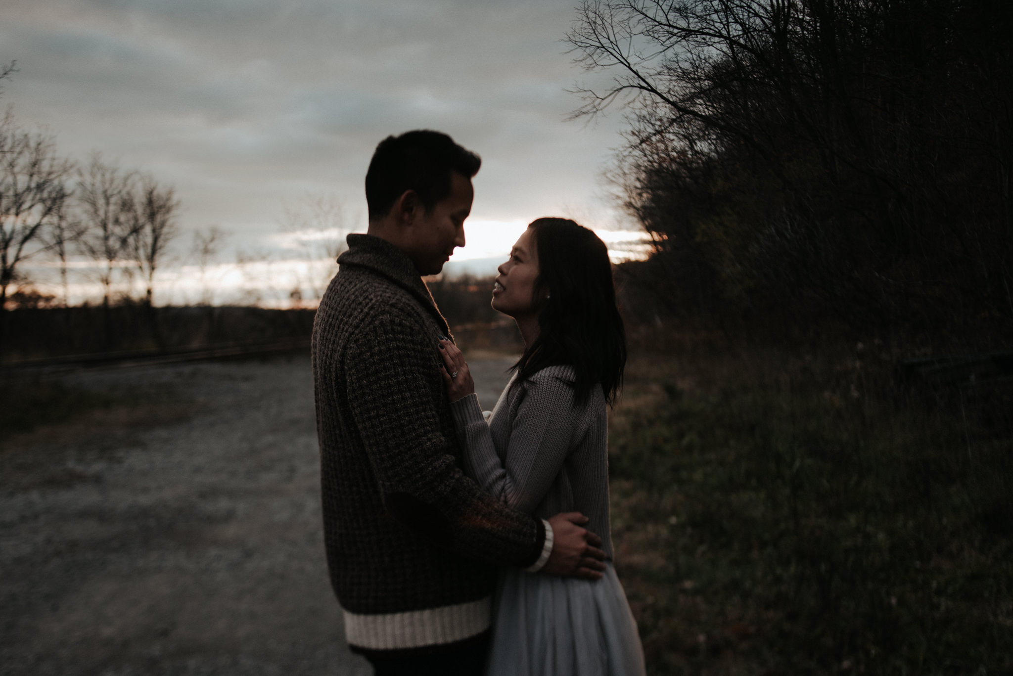 Chasing waterfalls and sunsets, Tews Falls Engagement // Toronto wedding photographer Daring Wanderer 