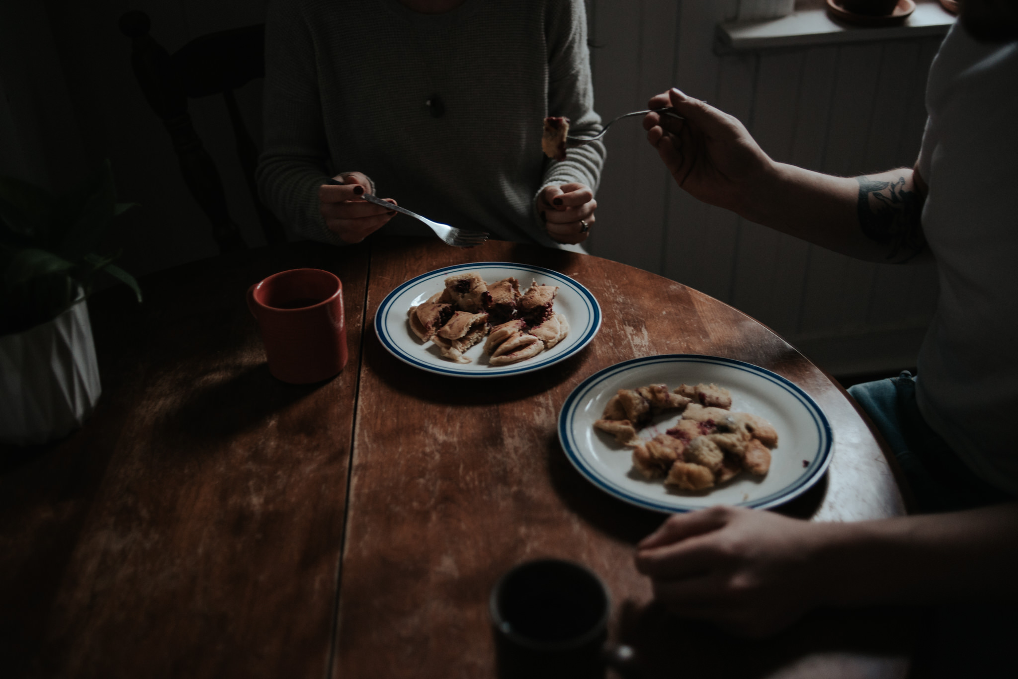 This Intimate In Home Engagement will make you want to cook up some pancakes for breakfast, cozy up by the fire and then hop in the bath tub while he reads to you and washes your hair // Photographed by Toronto Wedding Photographer Daring Wanderer