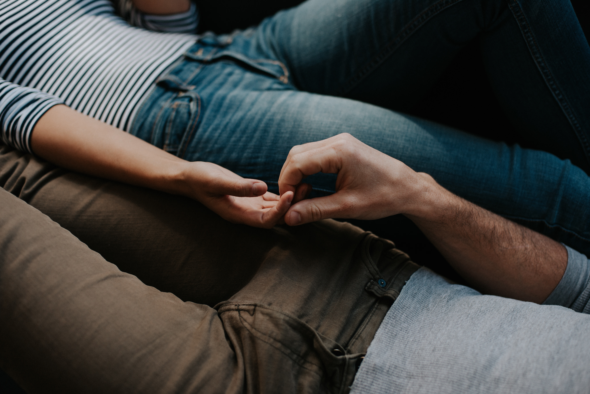 An authentic loft intimate couple shoot in downtown Toronto // Photographed by Toronto Wedding Photographer Daring Wanderer