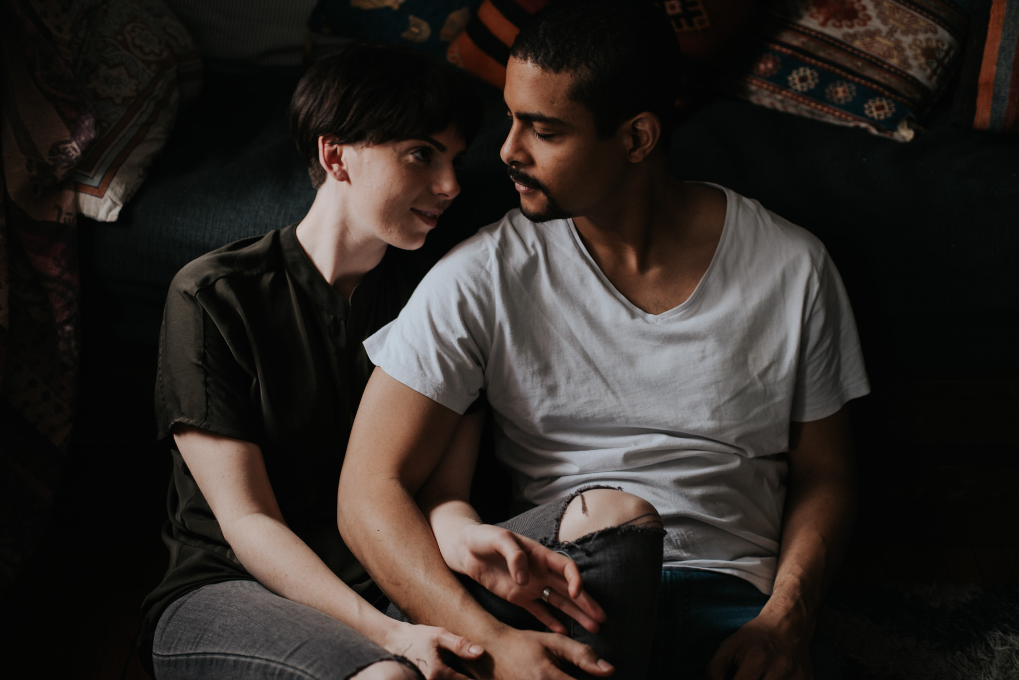 Apartment Hangs Downtown Toronto Couple Shoot Daring Wanderer