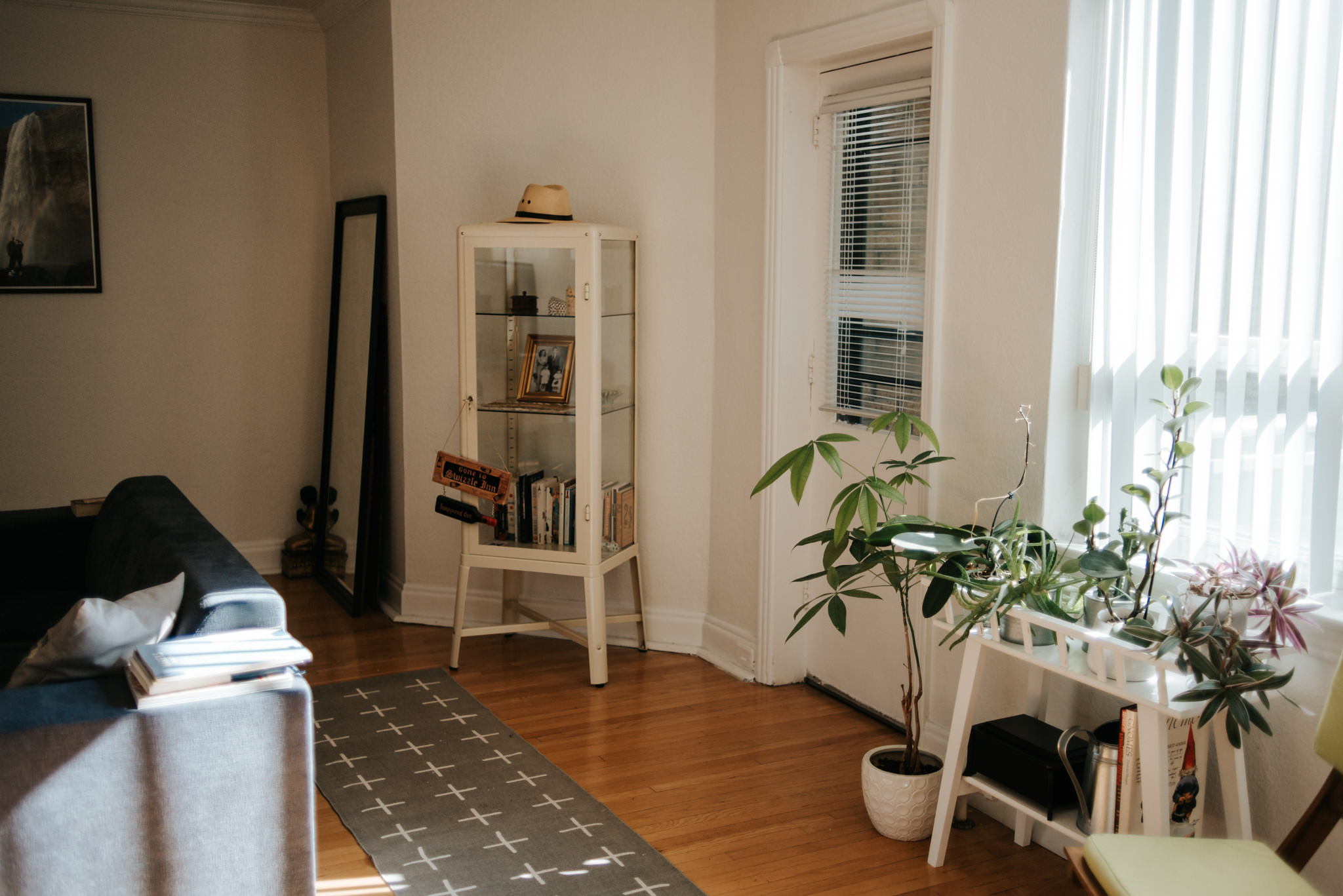 Morning light in hipster apartment