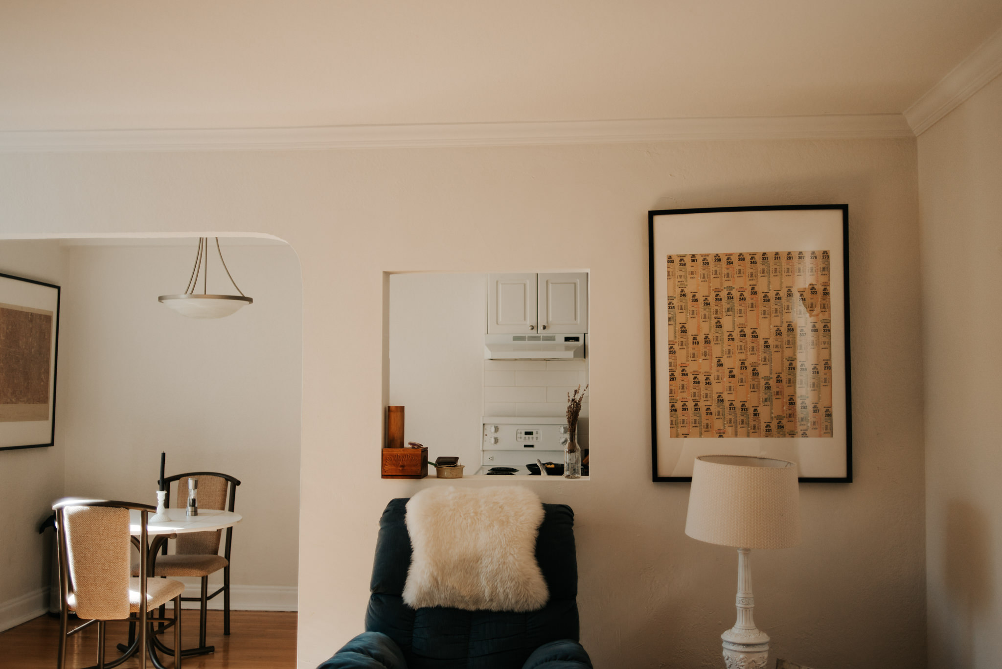 Morning light in hipster apartment