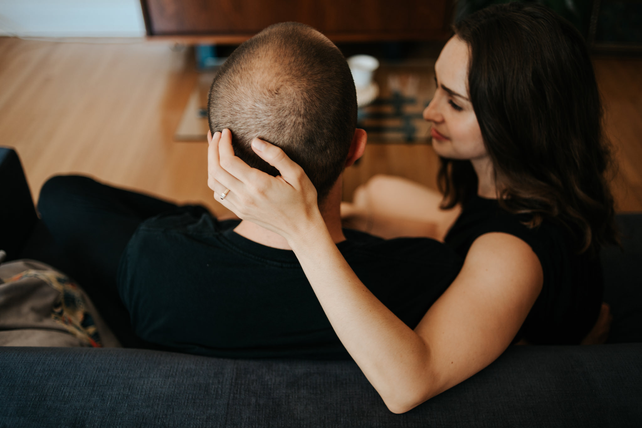 Couple on couch