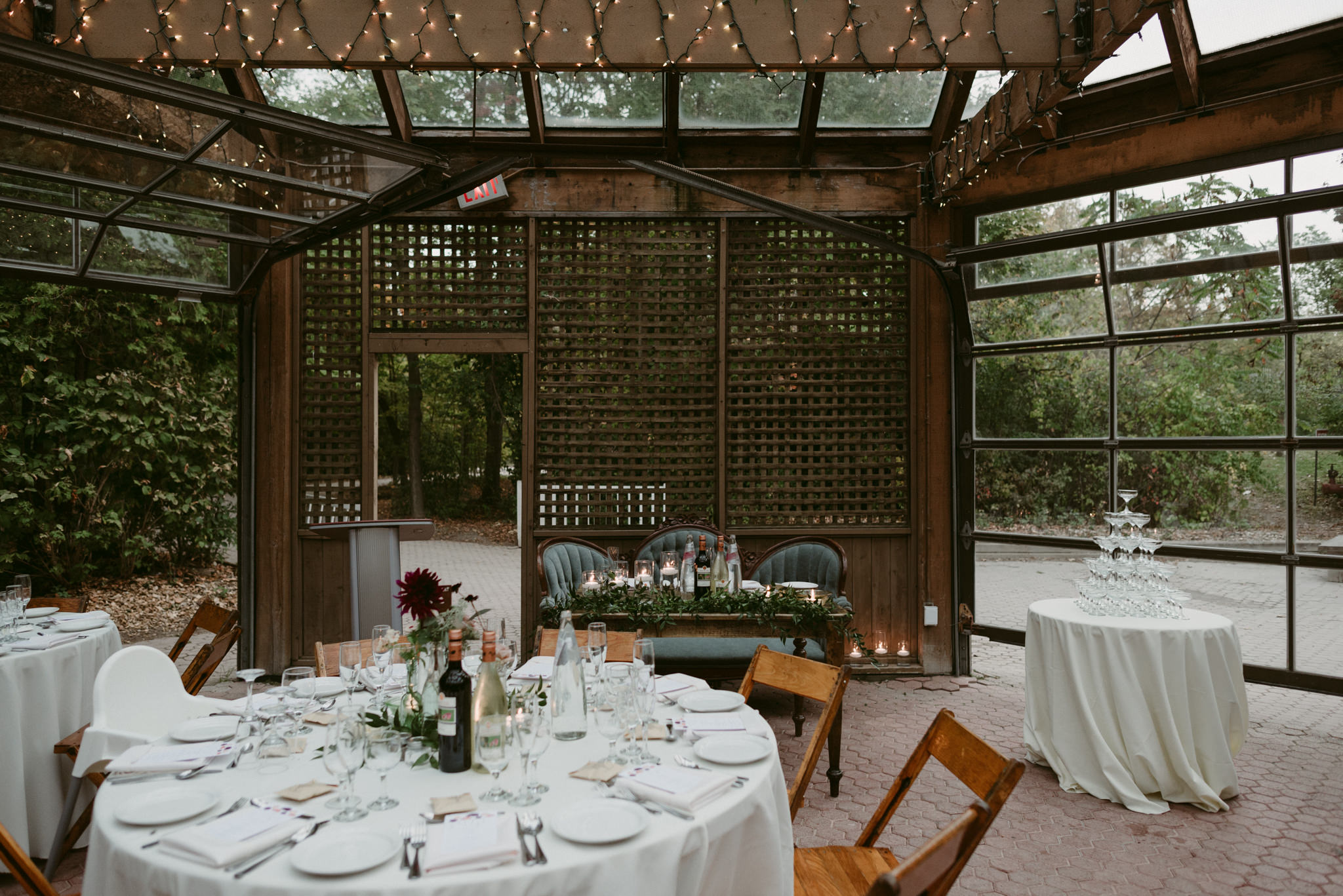 Kortright Centre for Conservation wedding reception