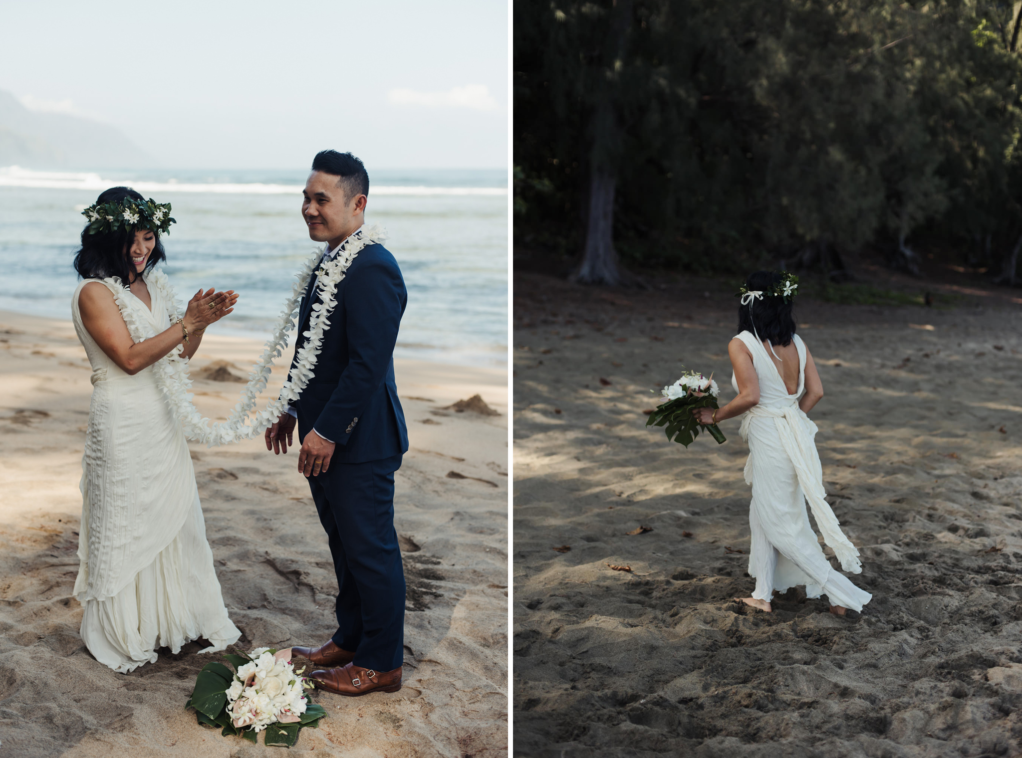 kauai elopement beach ceremony