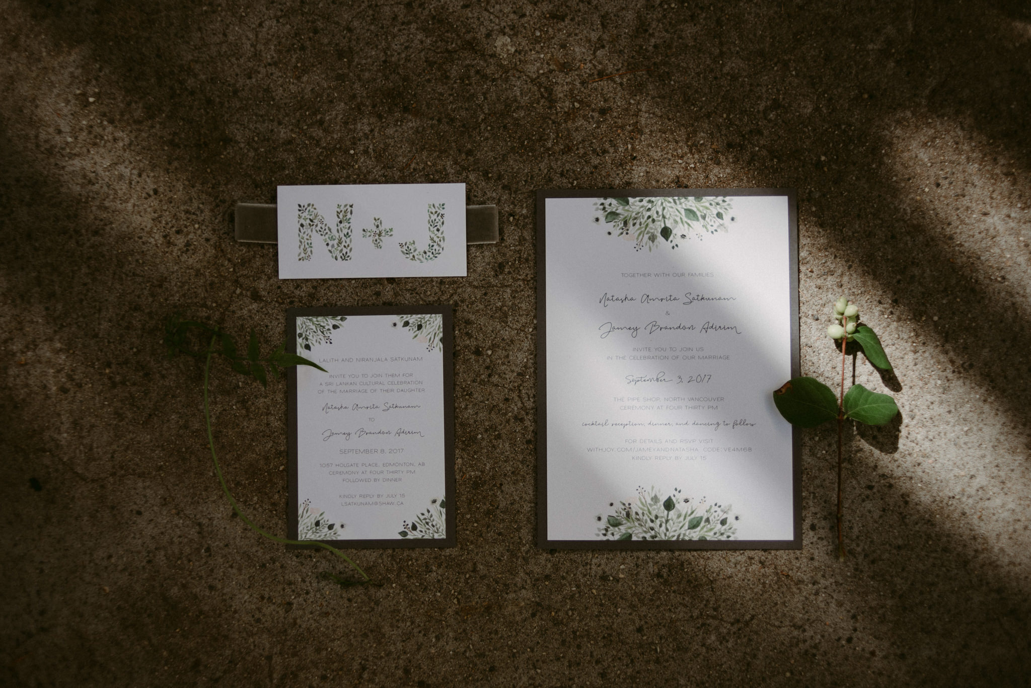 wedding invitation stationary