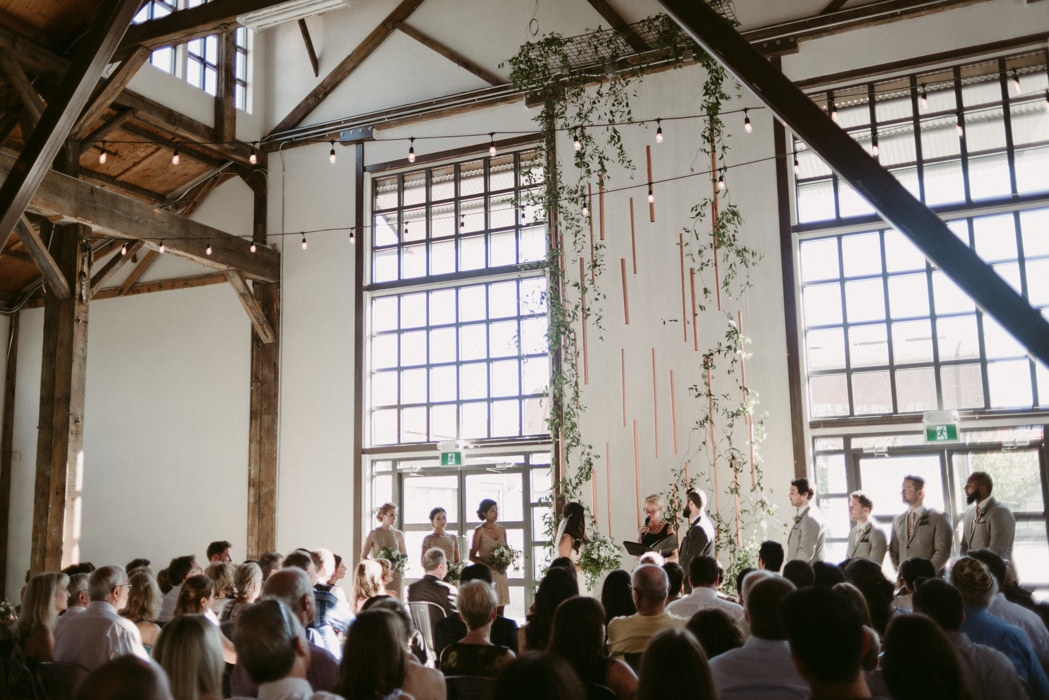 Pipe Shop wedding ceremony