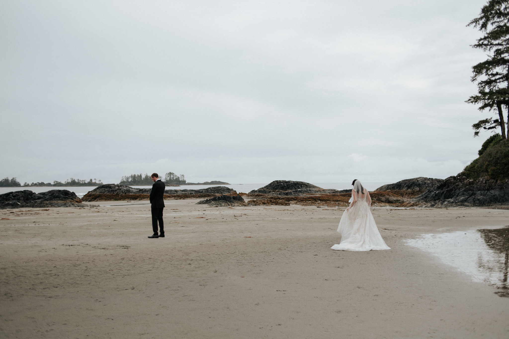 first look on Chesterman Beach in front of Wickaninnish Inn