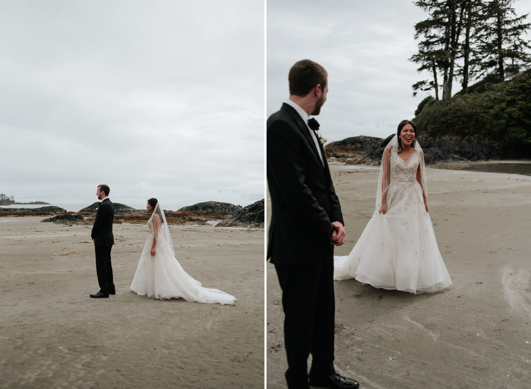 first look on Chesterman Beach in front of Wickaninnish Inn