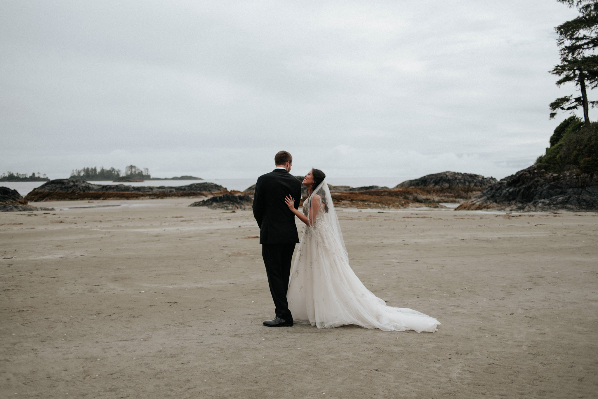 first look on Chesterman Beach in front of Wickaninnish Inn