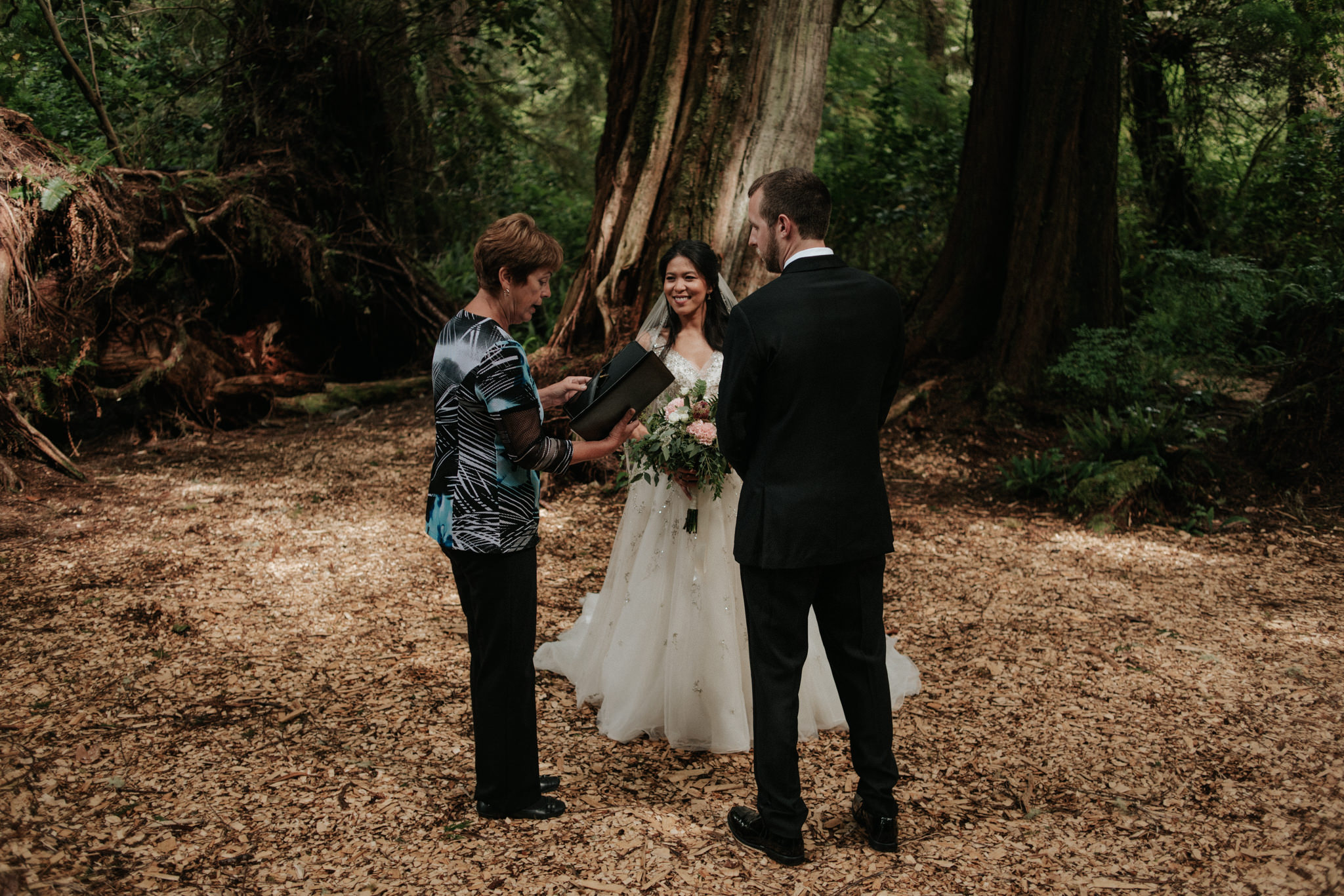 Tofino elopement ceremony at Wickaninnish Inn