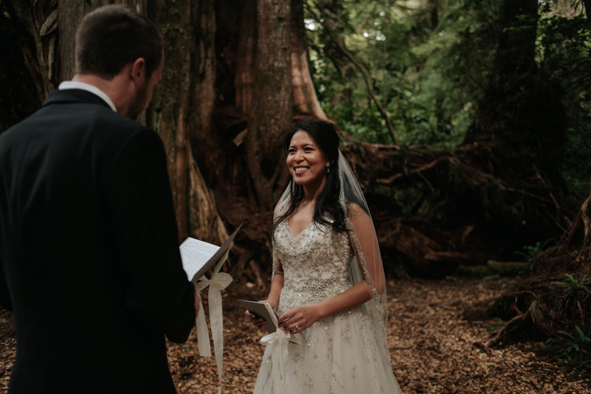 Tofino elopement ceremony at Wickaninnish Inn