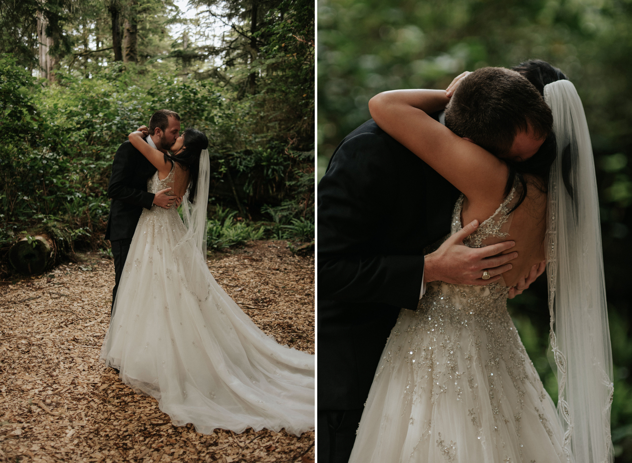 bride putting on groom's wedding band