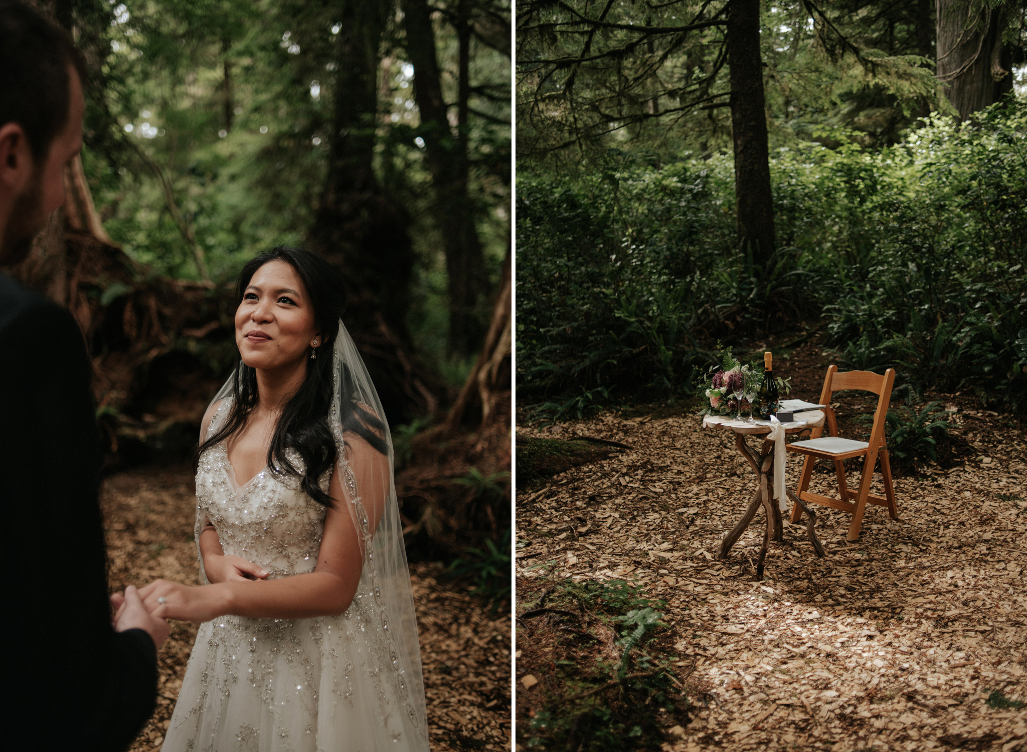 Tofino wedding ceremony at Wickaninnish Inn