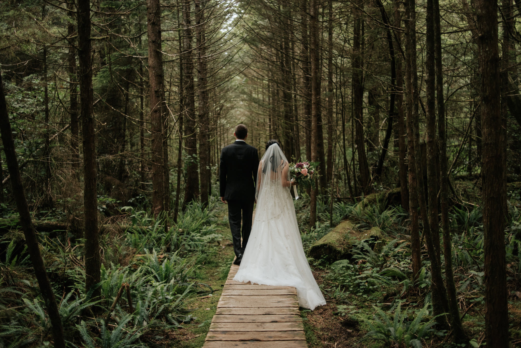 Pacific Rim National Park Wedding portraits