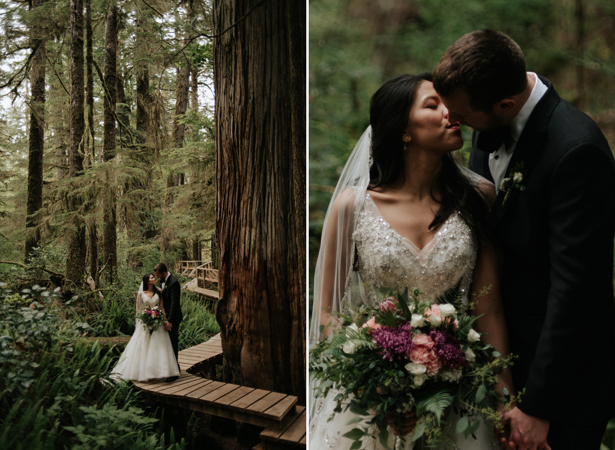 Vancouver Island elopement portraits