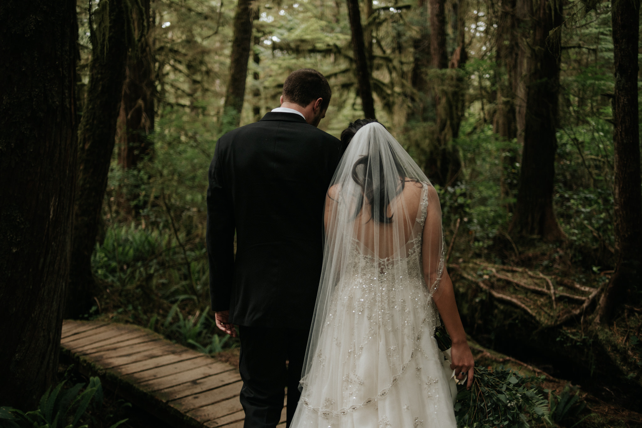 Pacific Rim National Park Wedding portraits, Tofino elopement